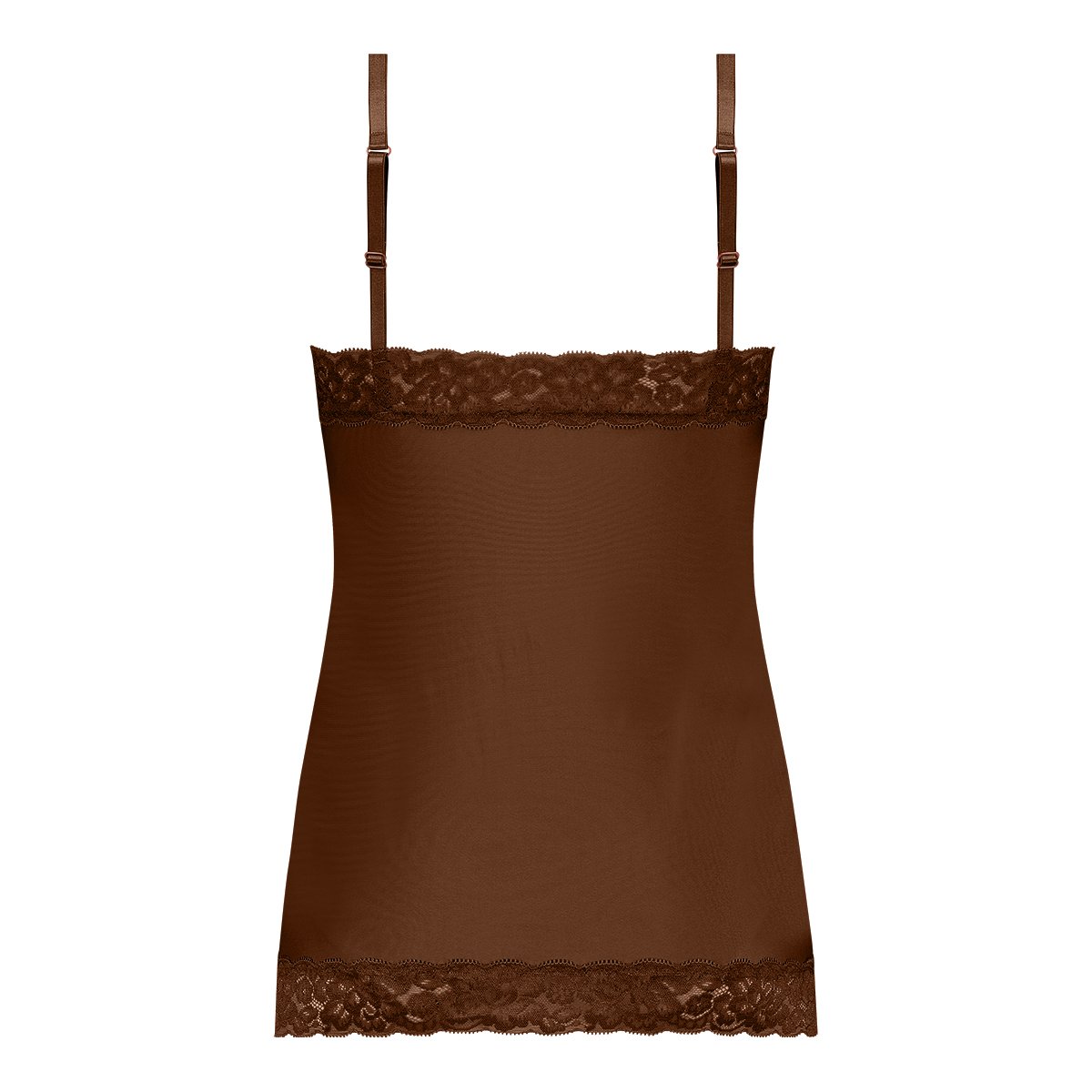 spaghetti top met kant coconut