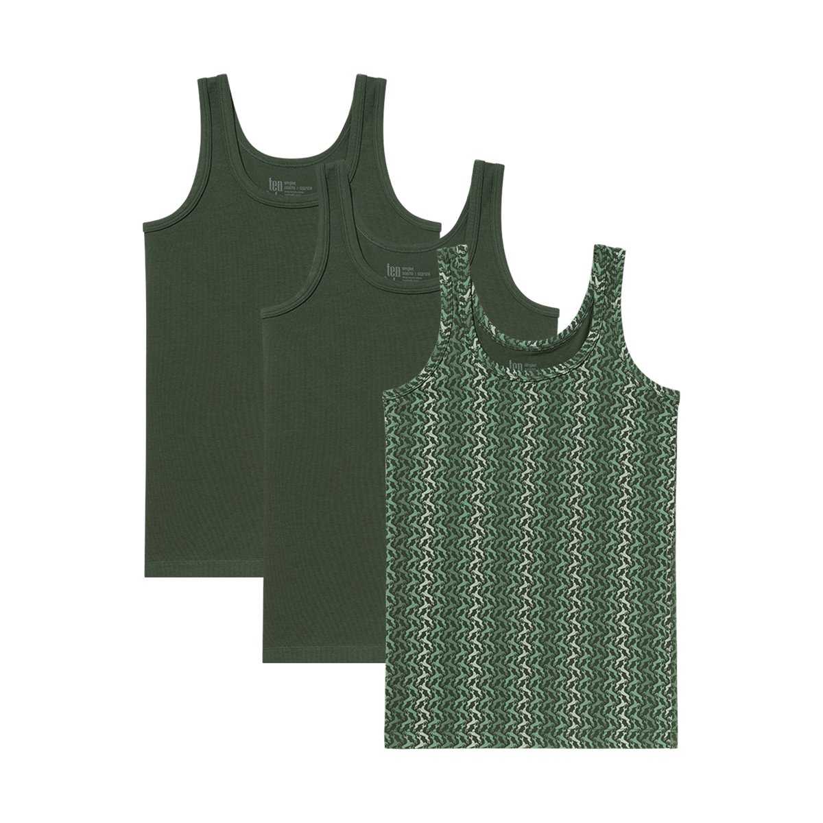 Singlet jumping deer gradient moss