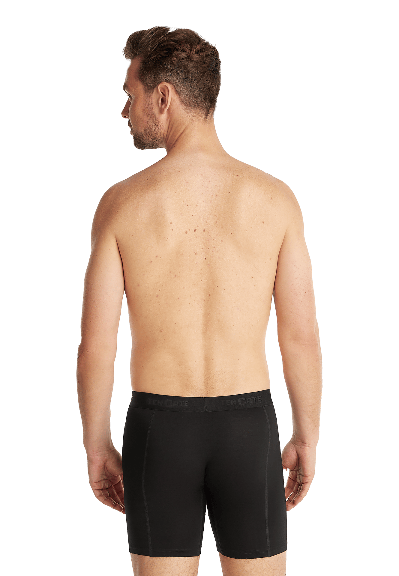 Long shorts zwart 4 pack