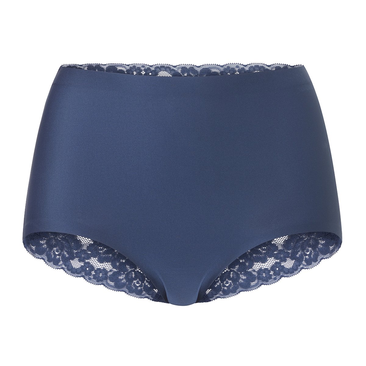 High waist met kant smokey teal