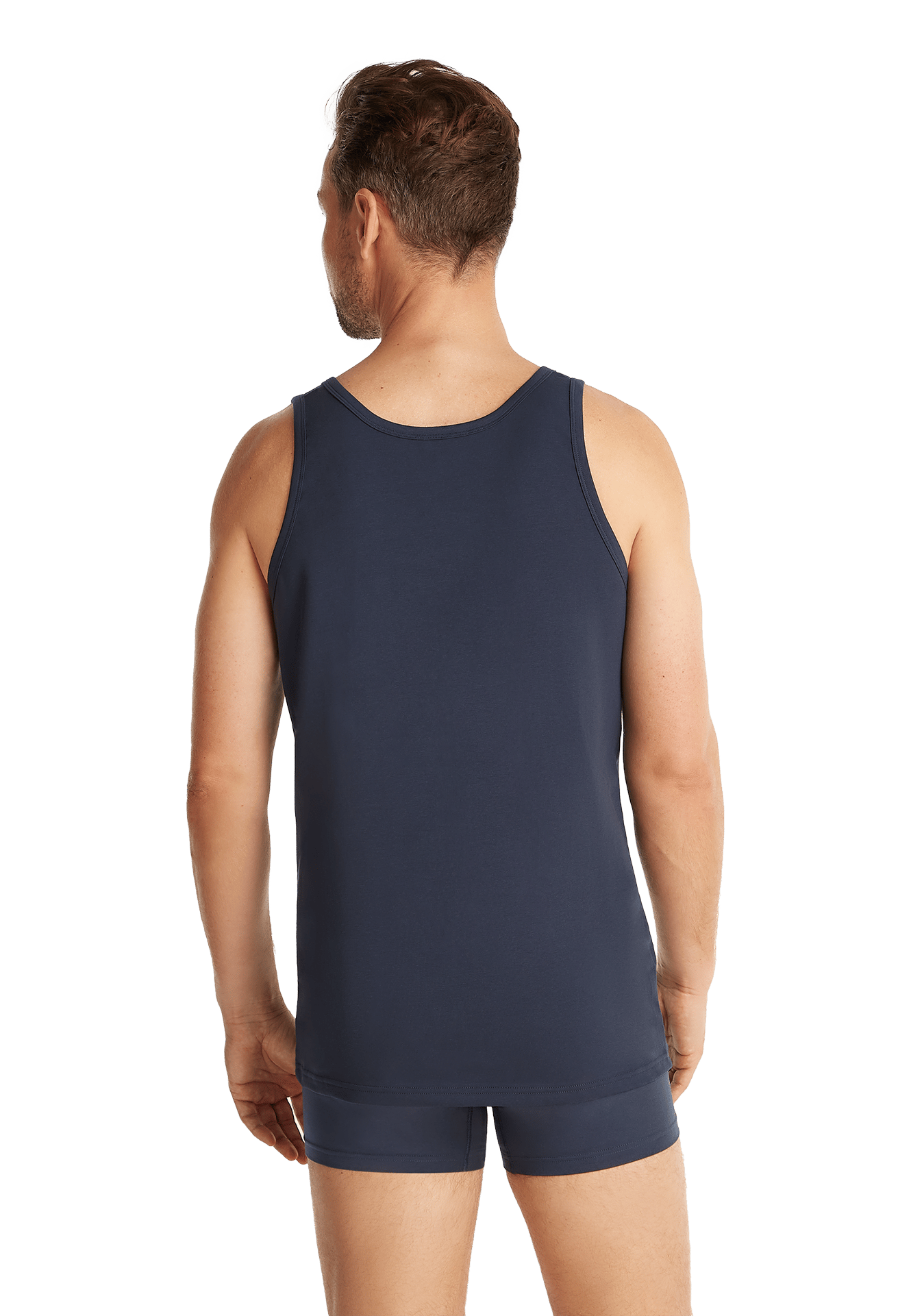 singlet navy 2 pack