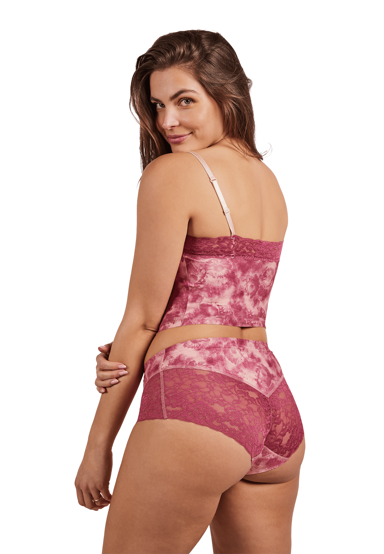 Midi met kant spring flowers 