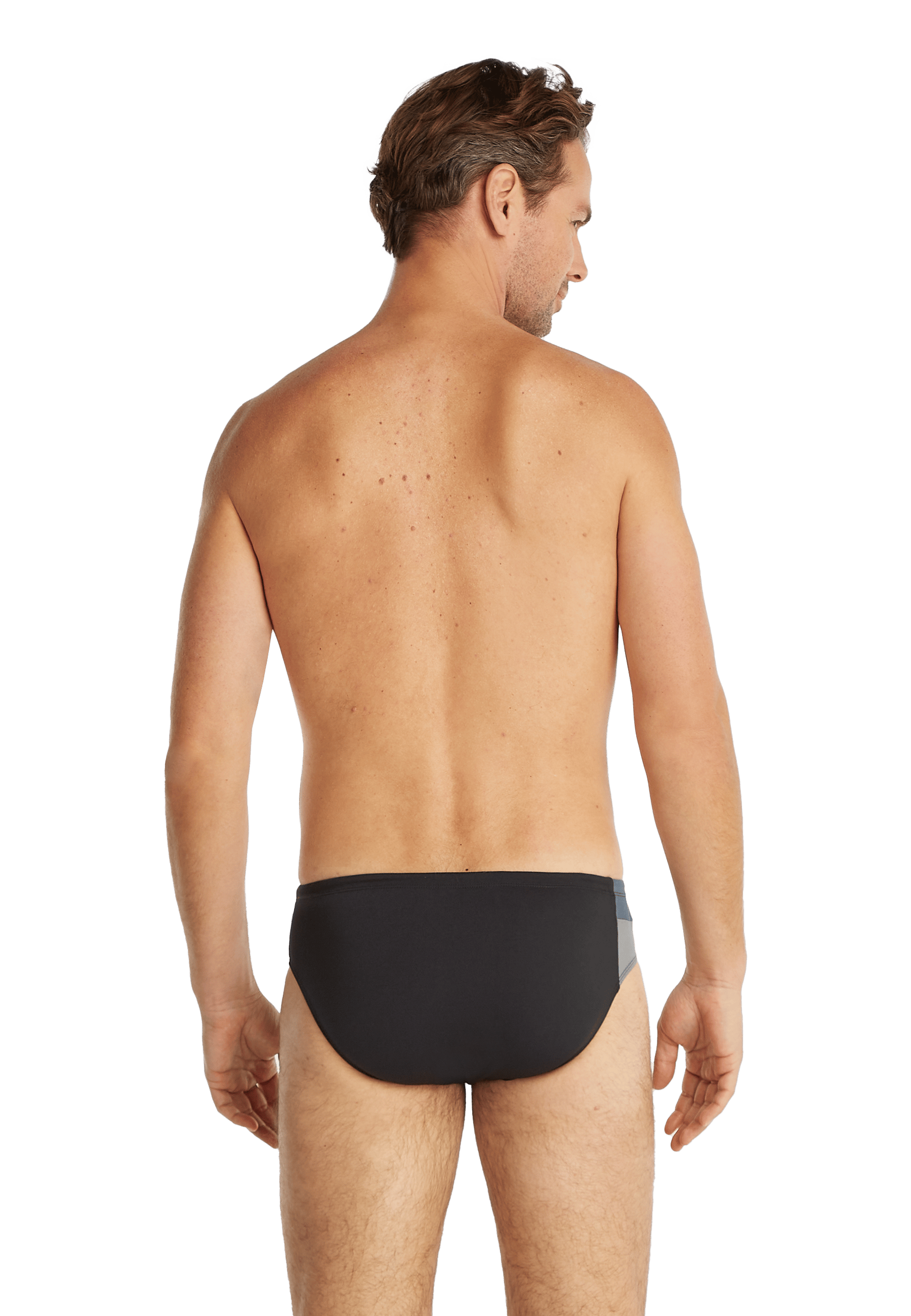 Swim brief nero / grey 