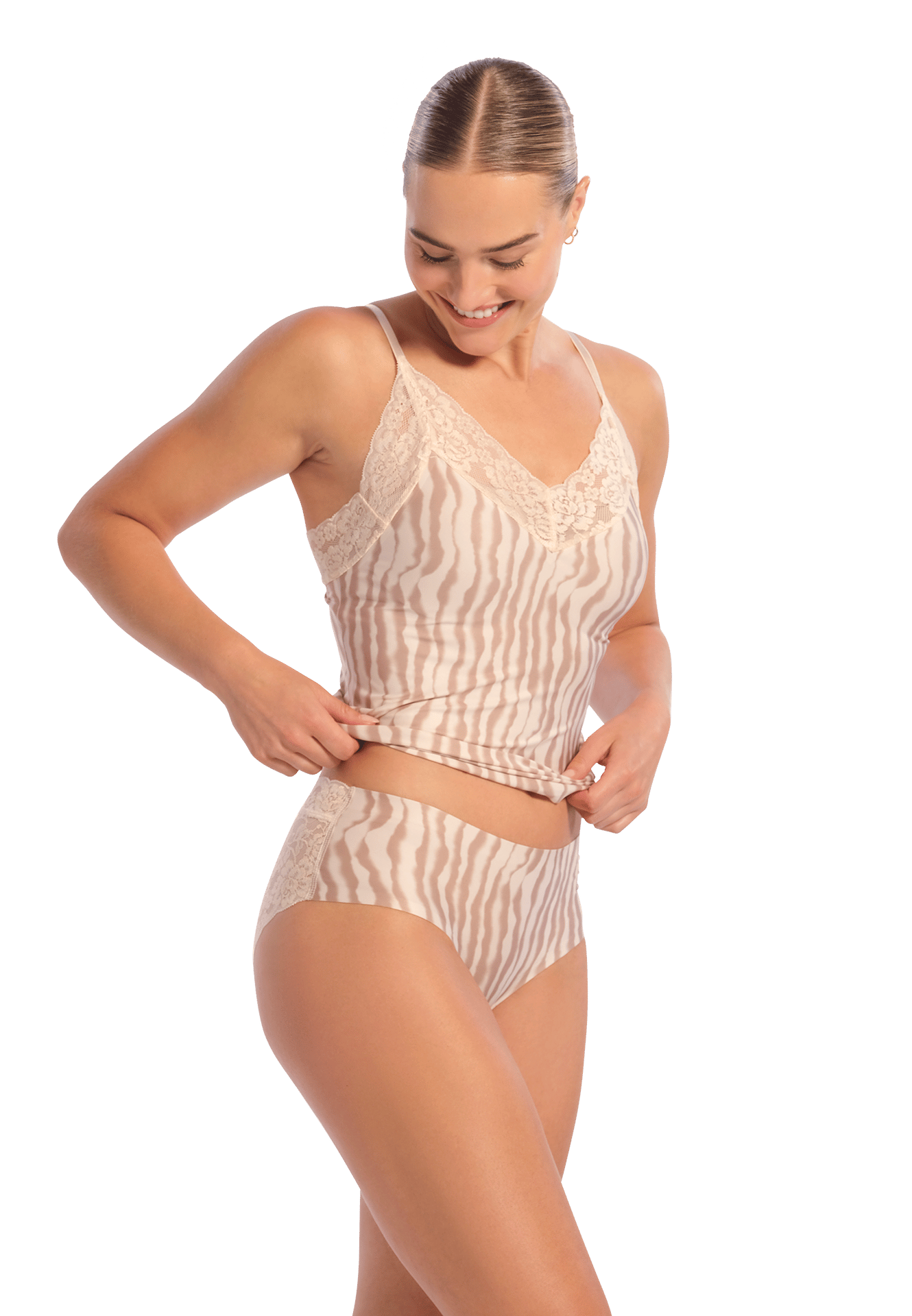 Hipster met kant faded lines 