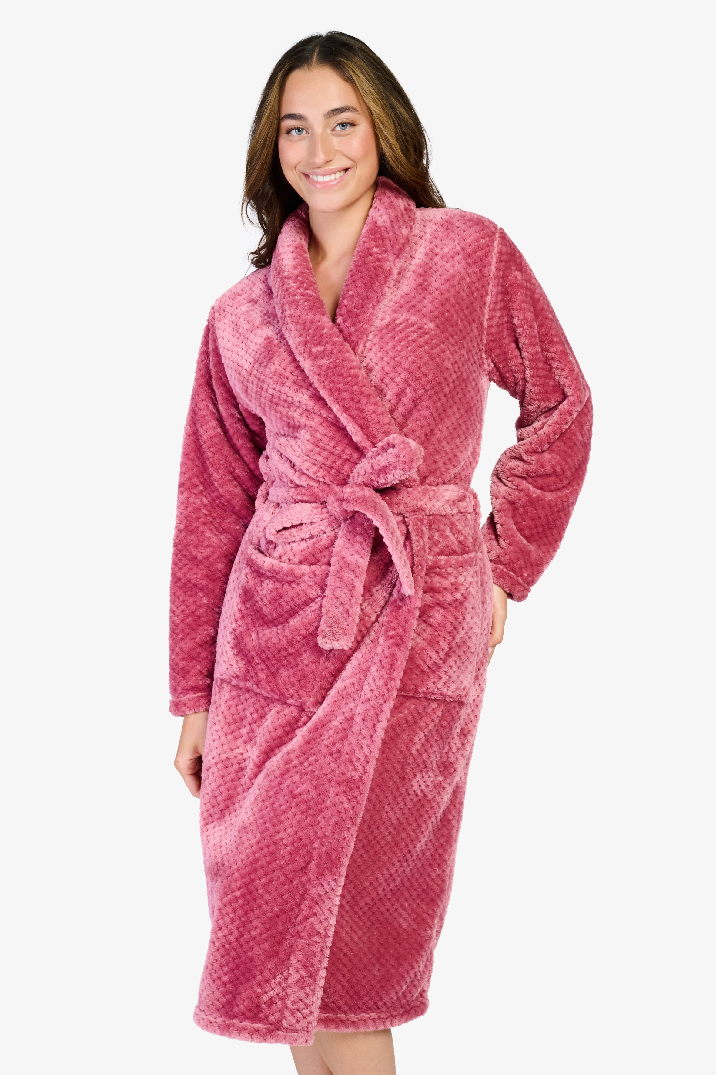 Badjas warm rose