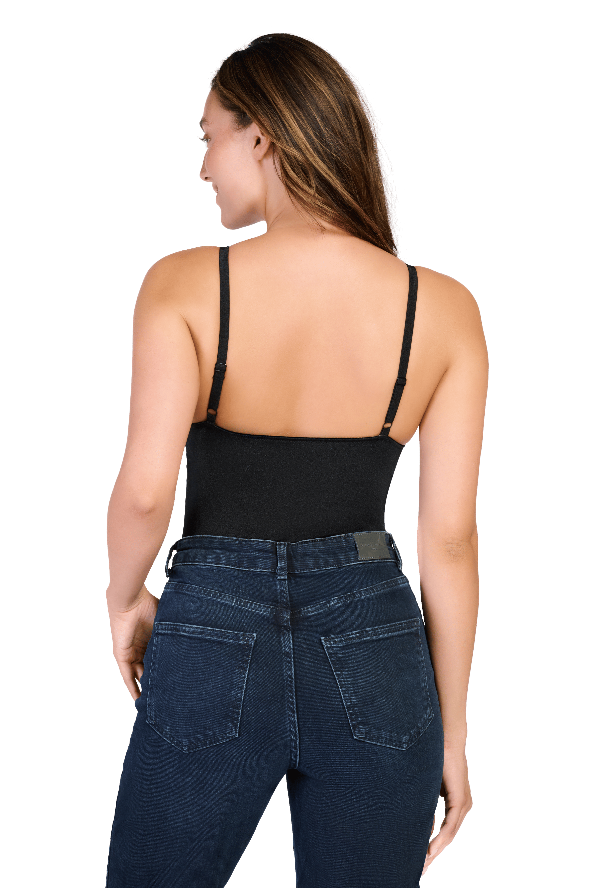 Padded bra top wireless zwart