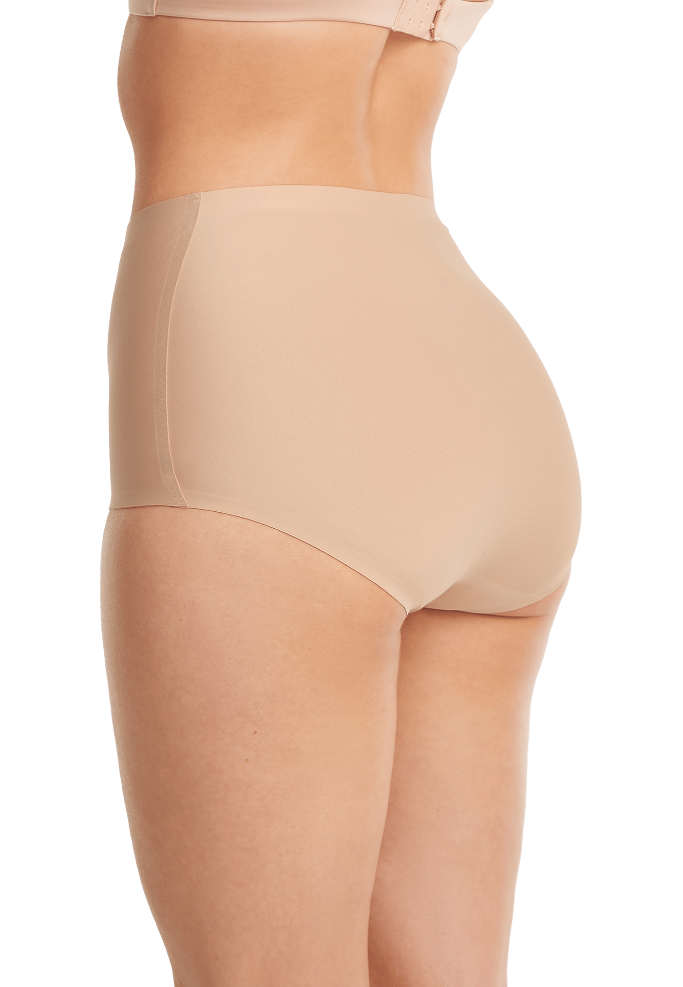 high waist shape walnut