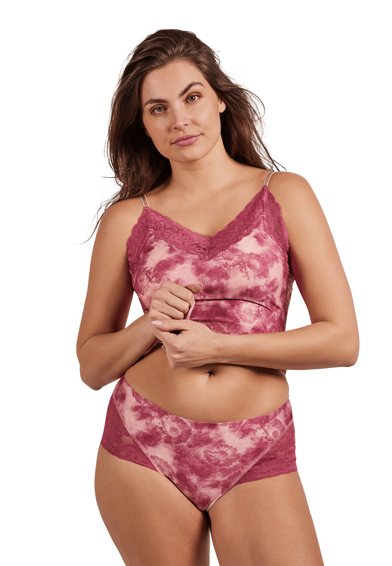 Midi met kant spring flowers 