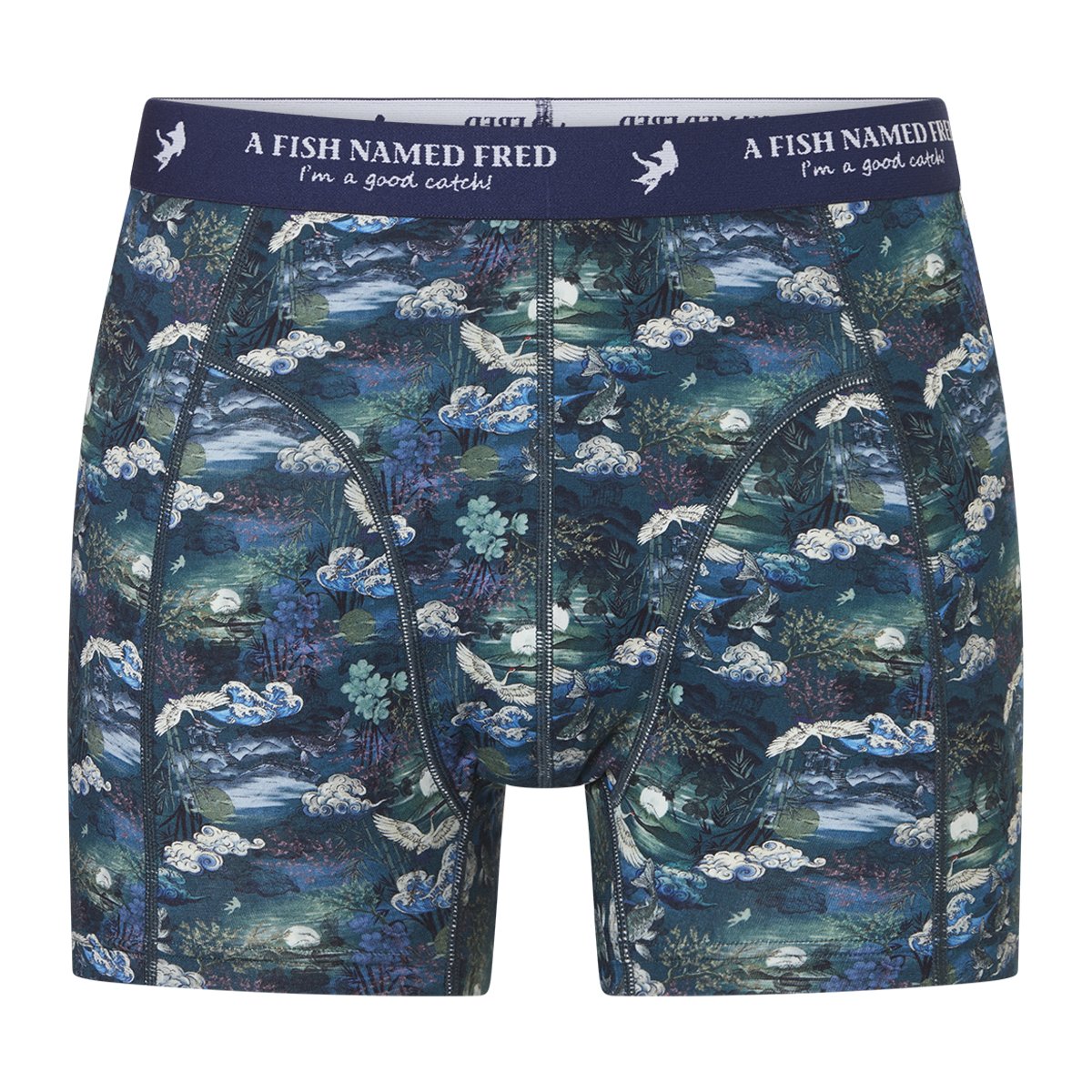 Fuji dream japanese story multicolor blue 2-pack