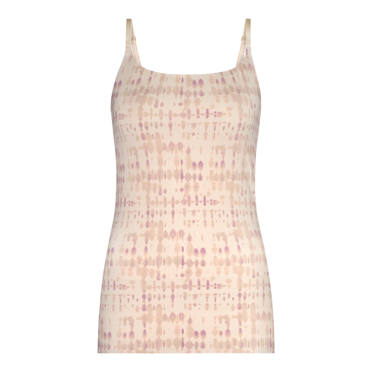 spaghetti top powder blush batik