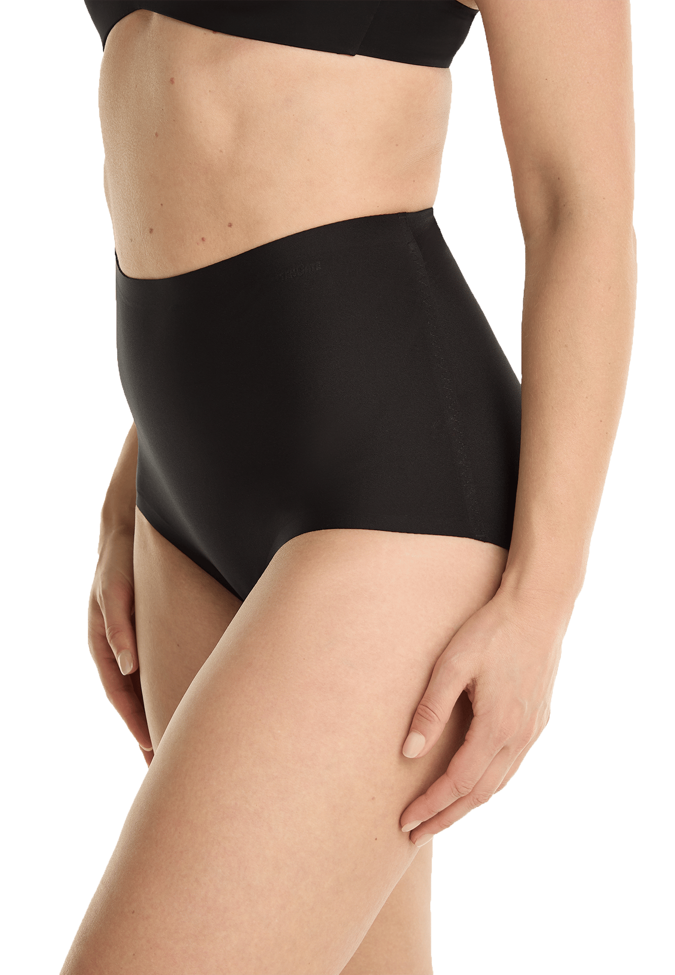 High waist shape zwart