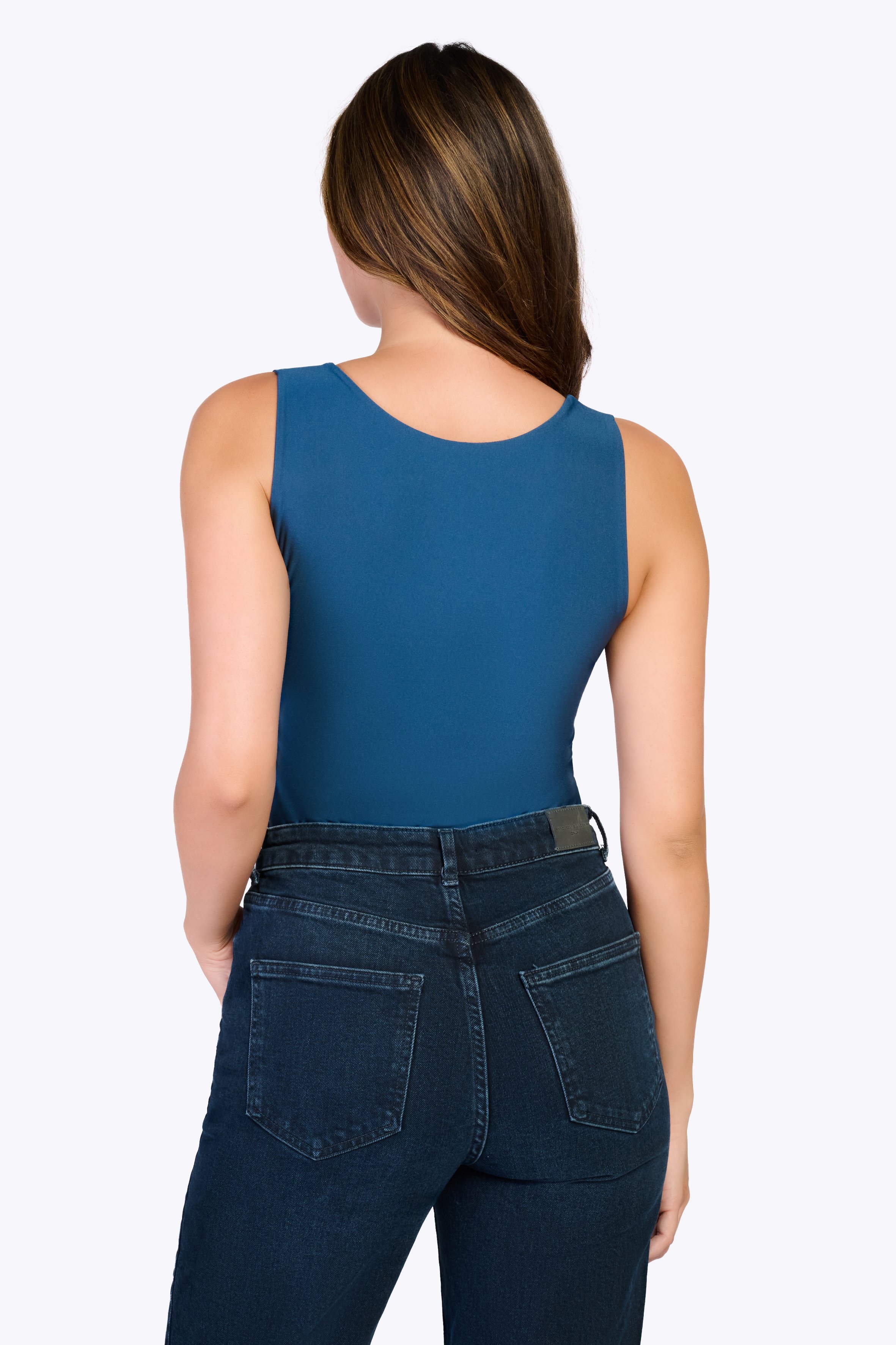 Singlet double layer smokey teal