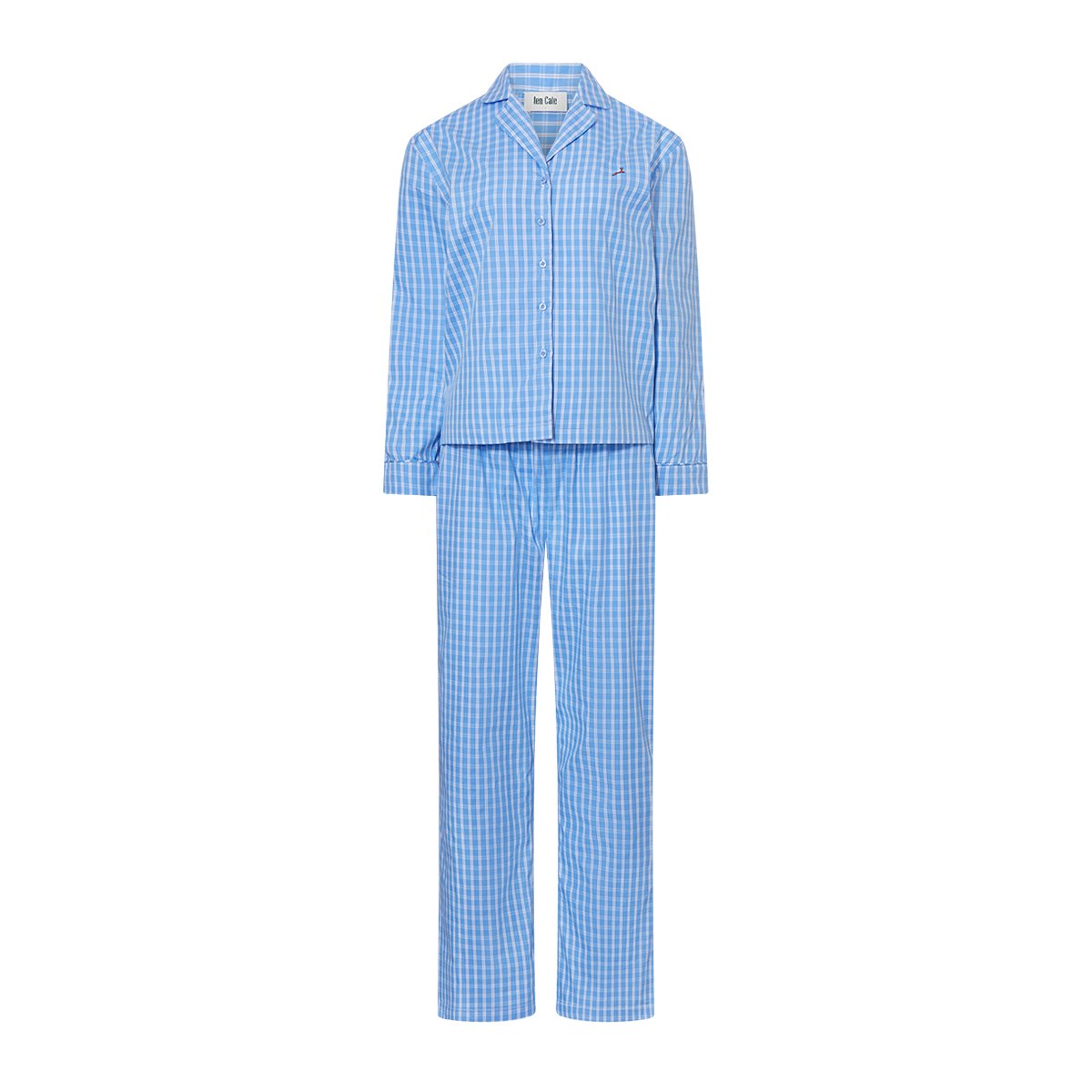 Pyjama set blue check