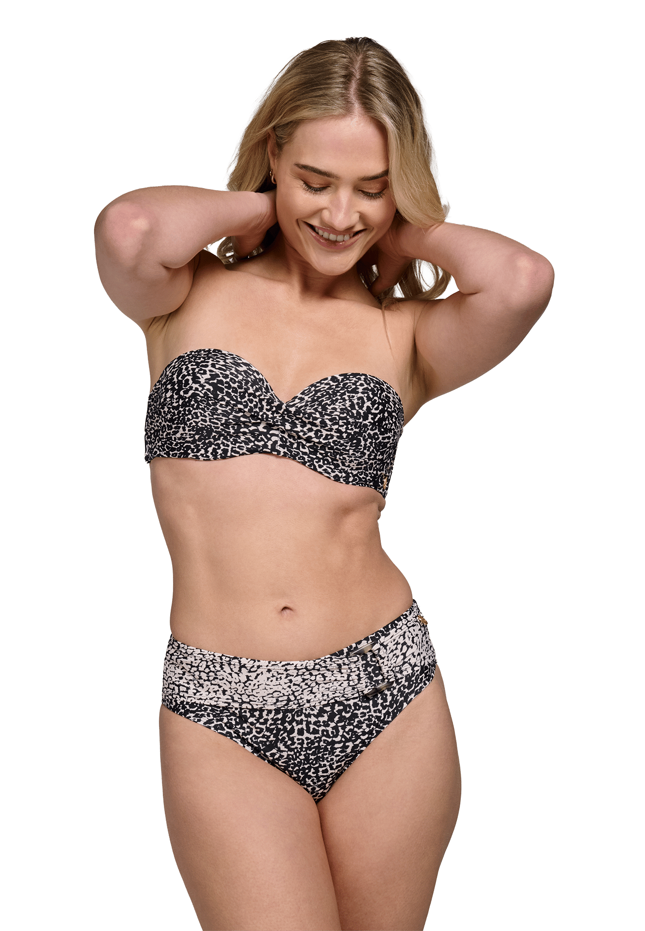 bikini bottom buckle little leopard 