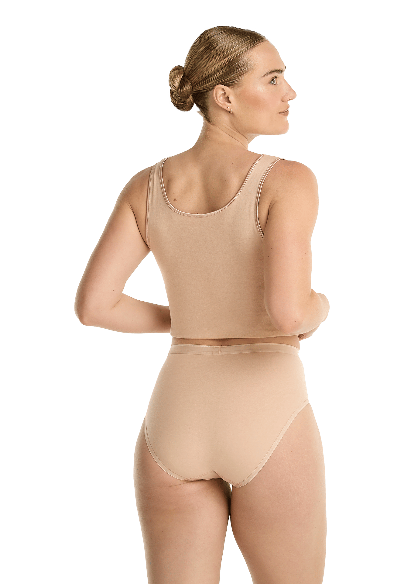 high leg shape beige