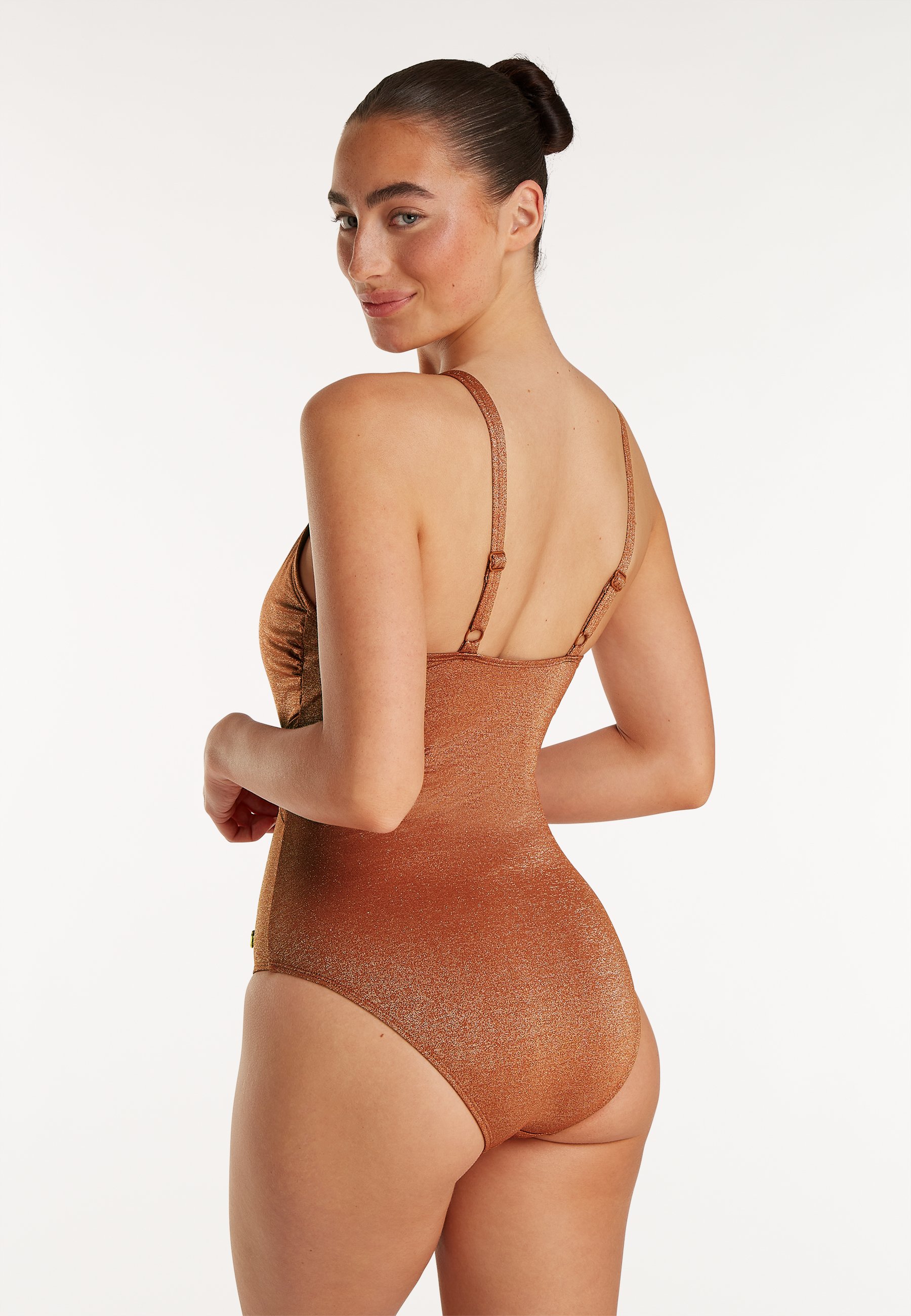 Buckle badpak warm caramel 