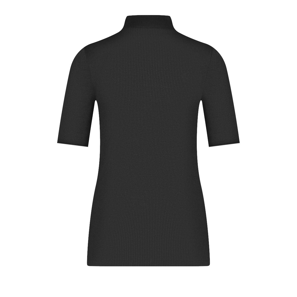 Thermo T-shirt zwart rib