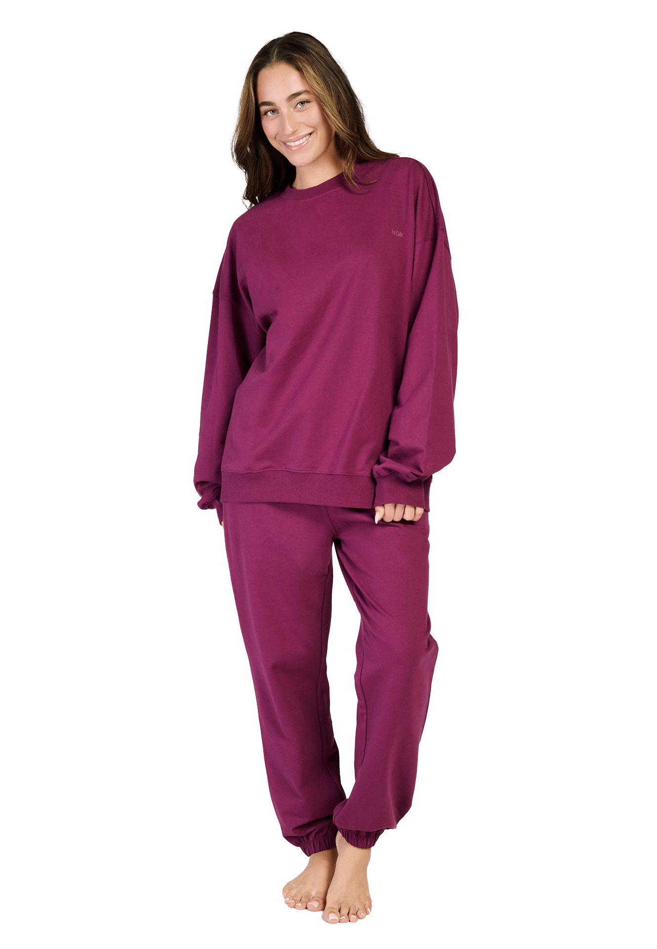 Long sleeve cherry burgundy