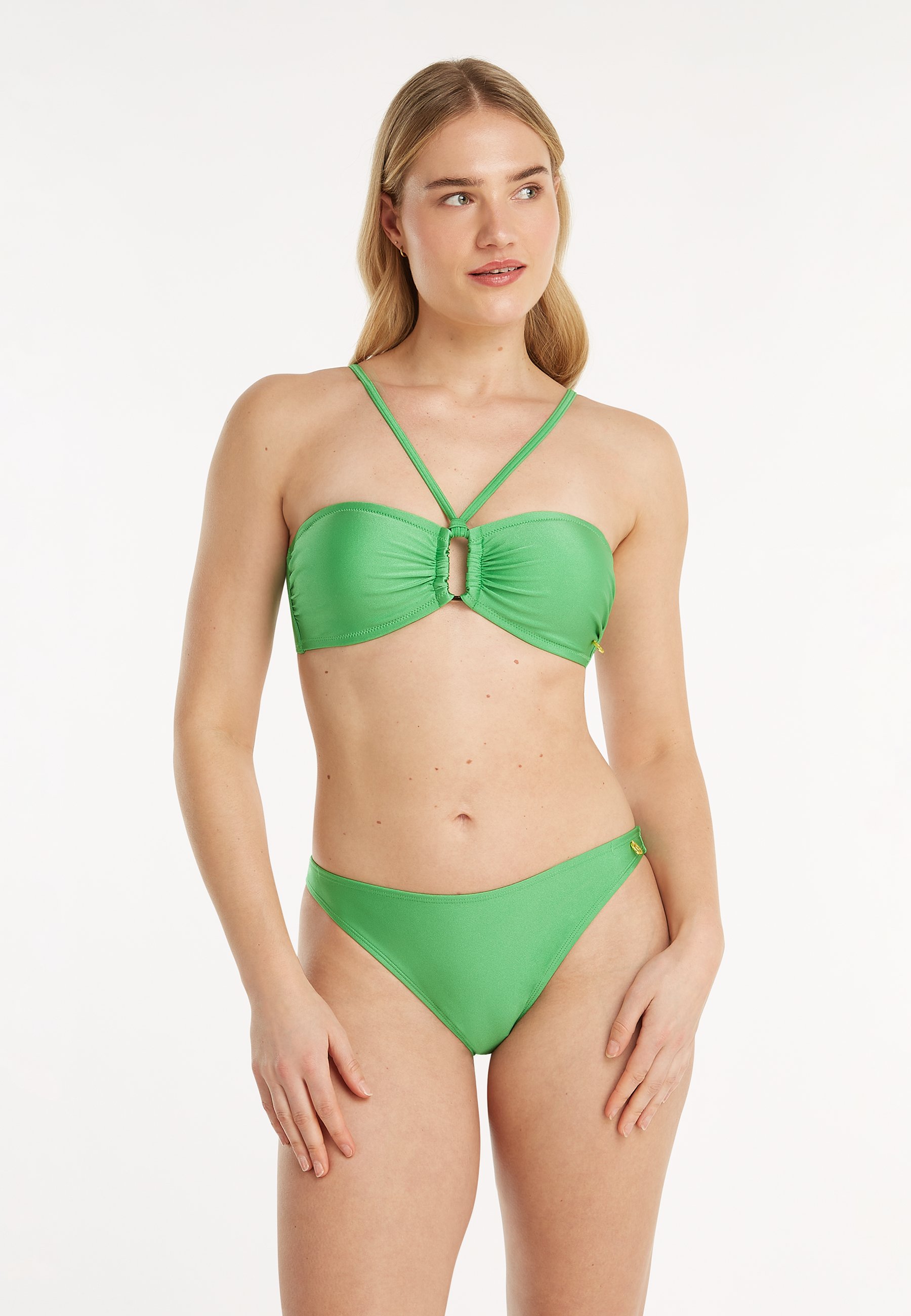 Bandeau bikini minty green 