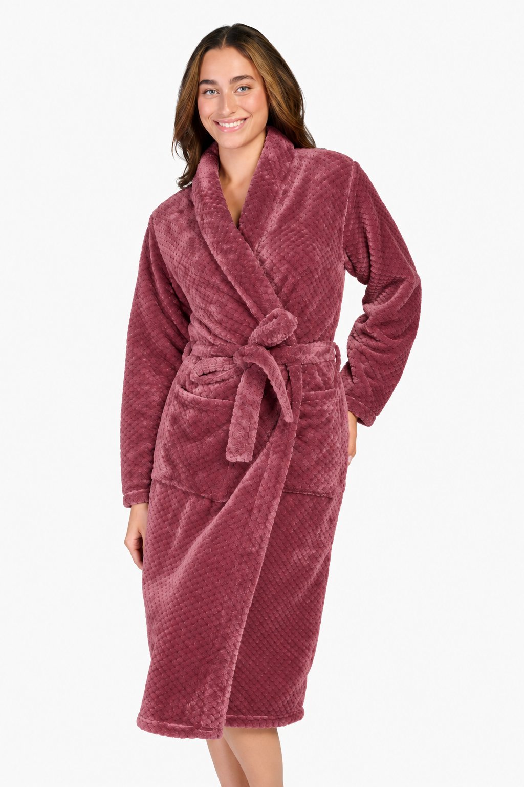 Badjas warm rose
