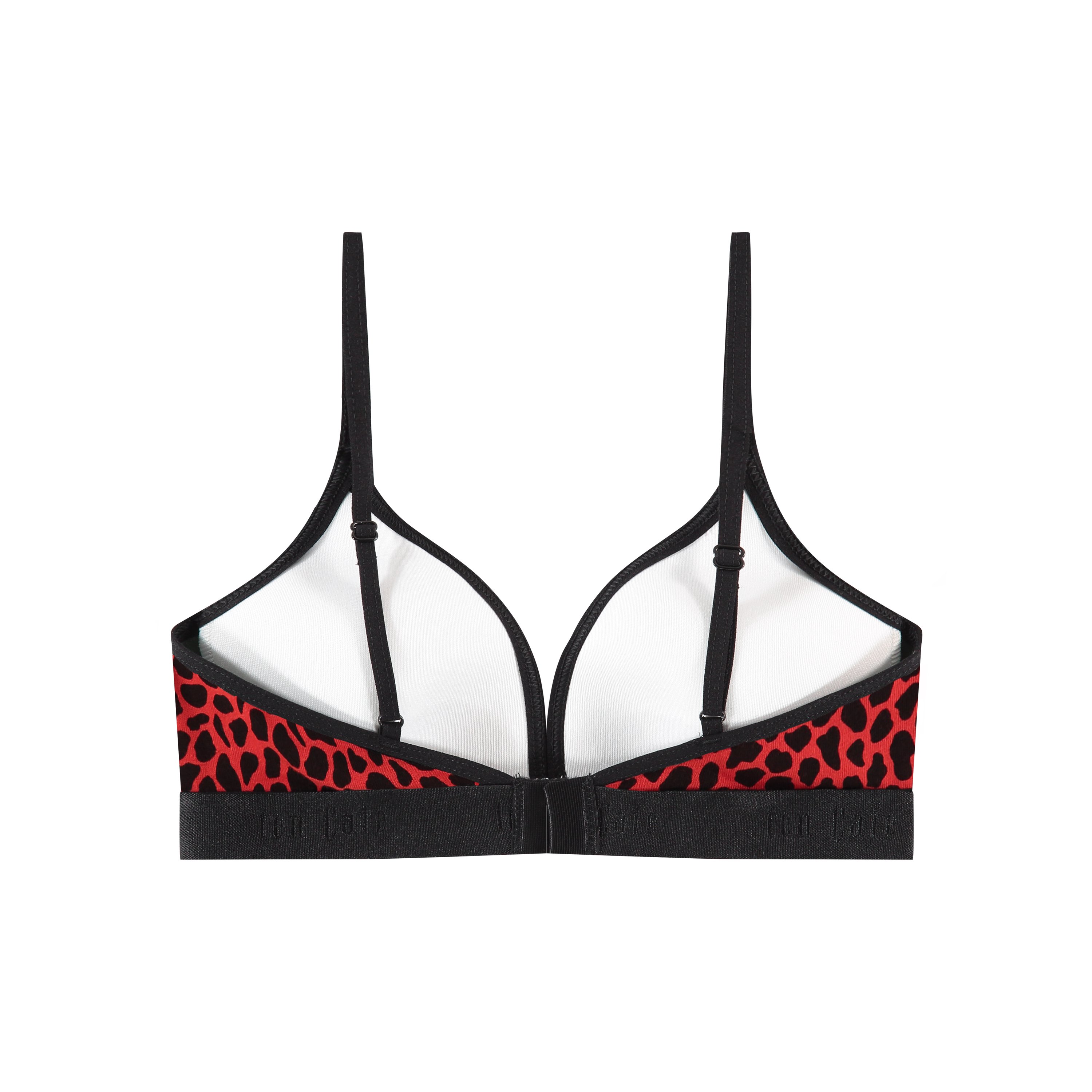 voorgevormde BH top giraffe red