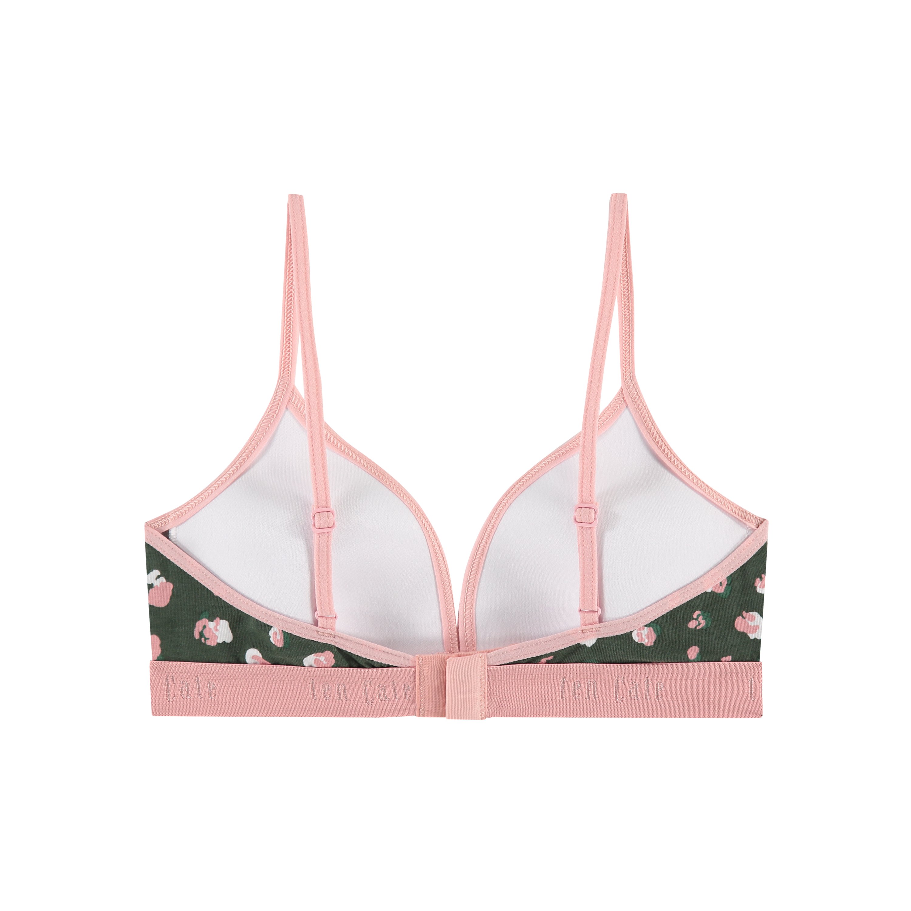 voorgevormde BH top leopard dot