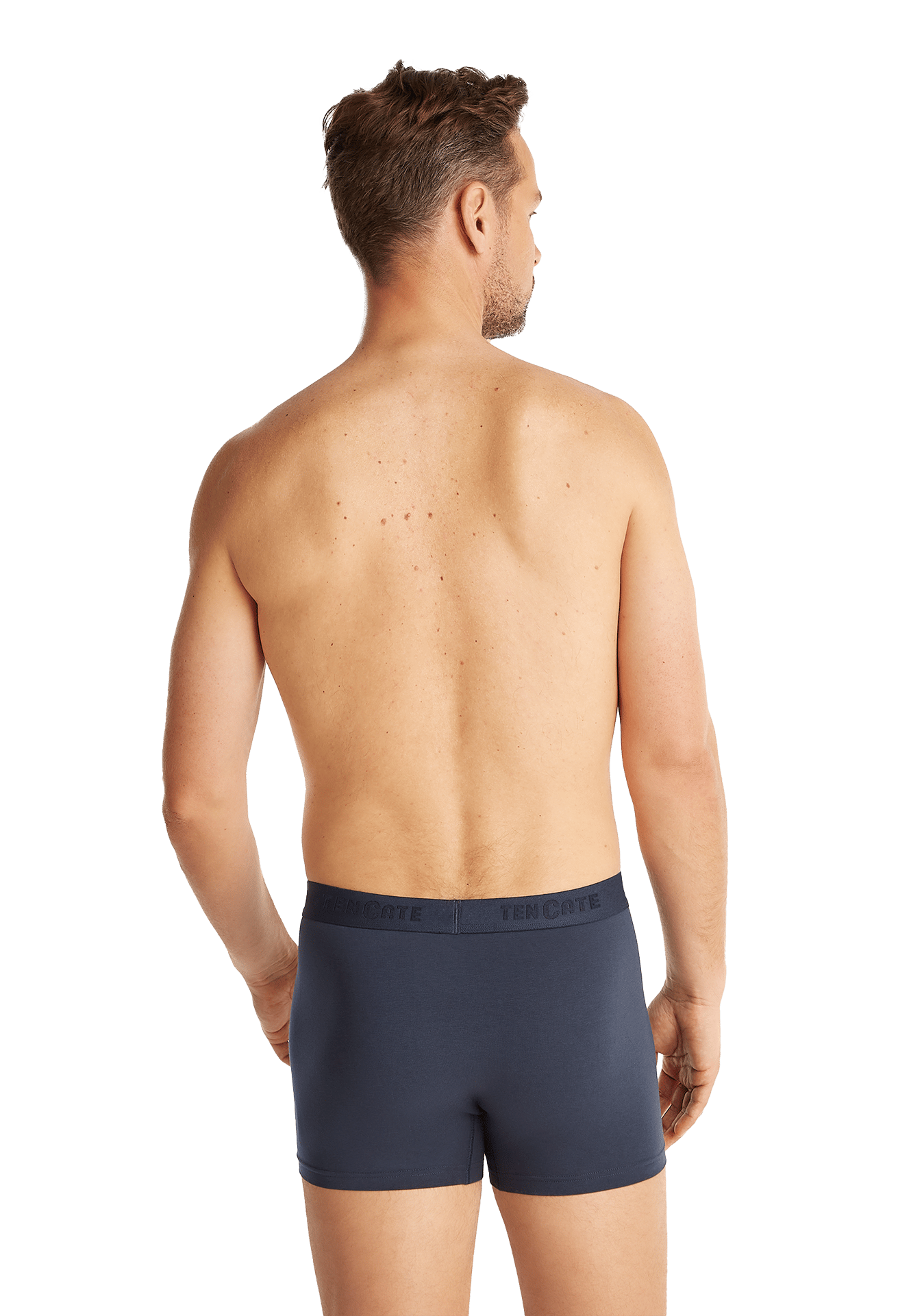 Shorty 4-pack navy/wit 