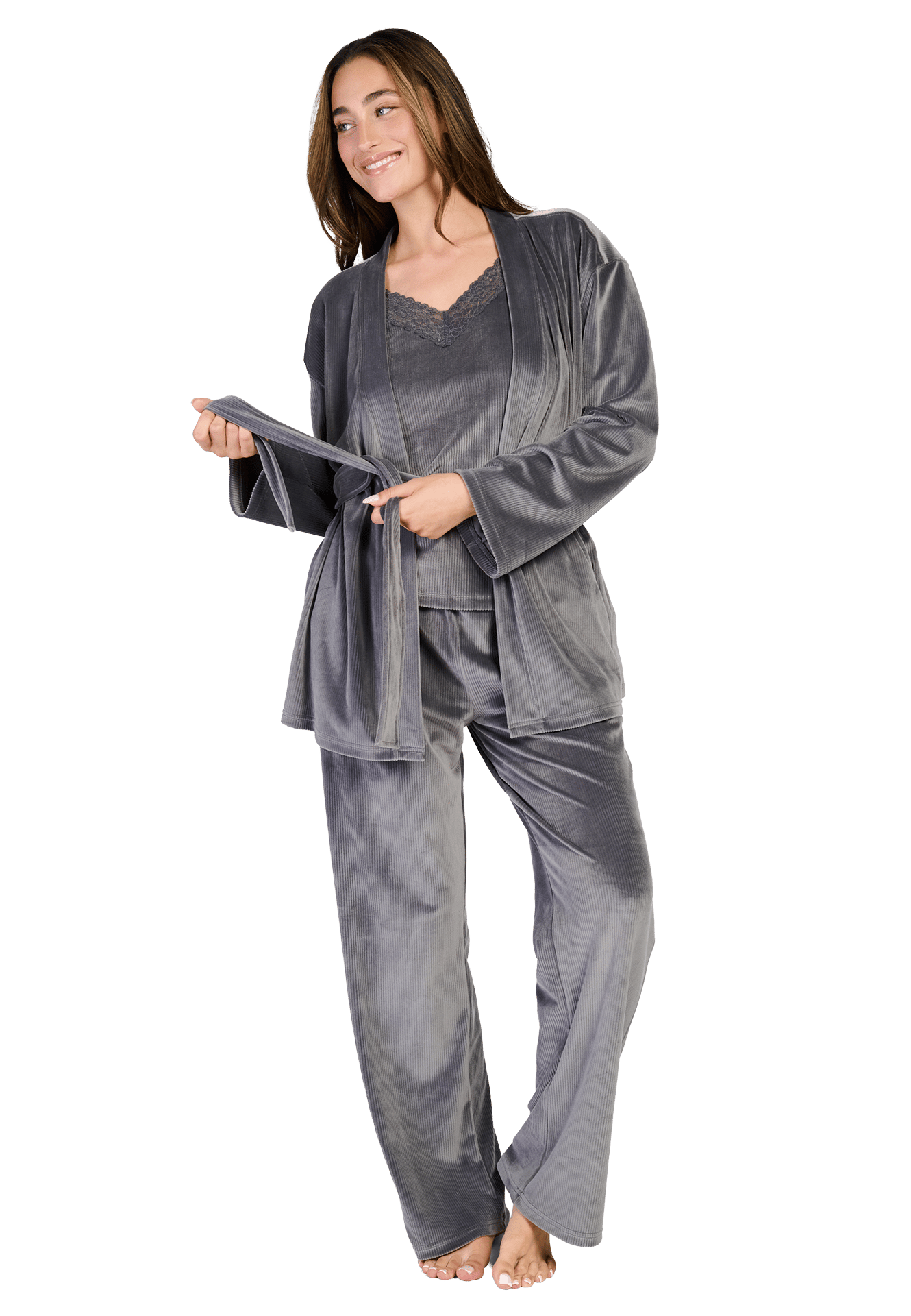 Kimono warm grey