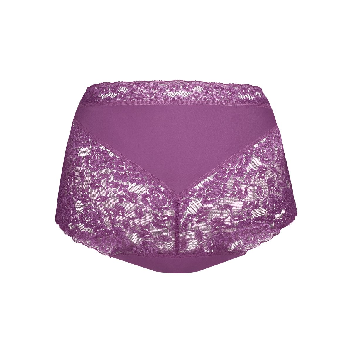 High waist met kant purple orchid 
