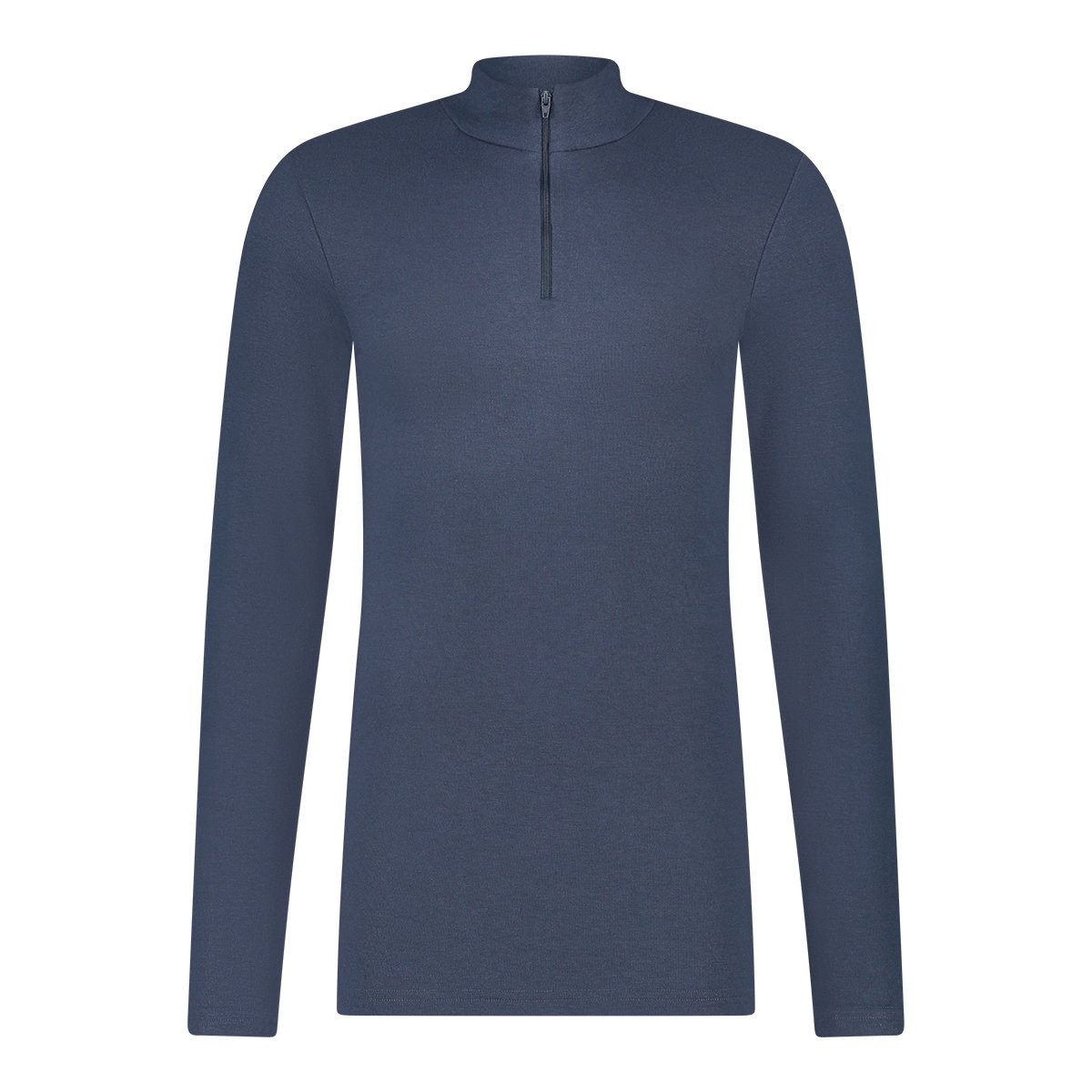 Thermo long sleeve high neck zipper navy
