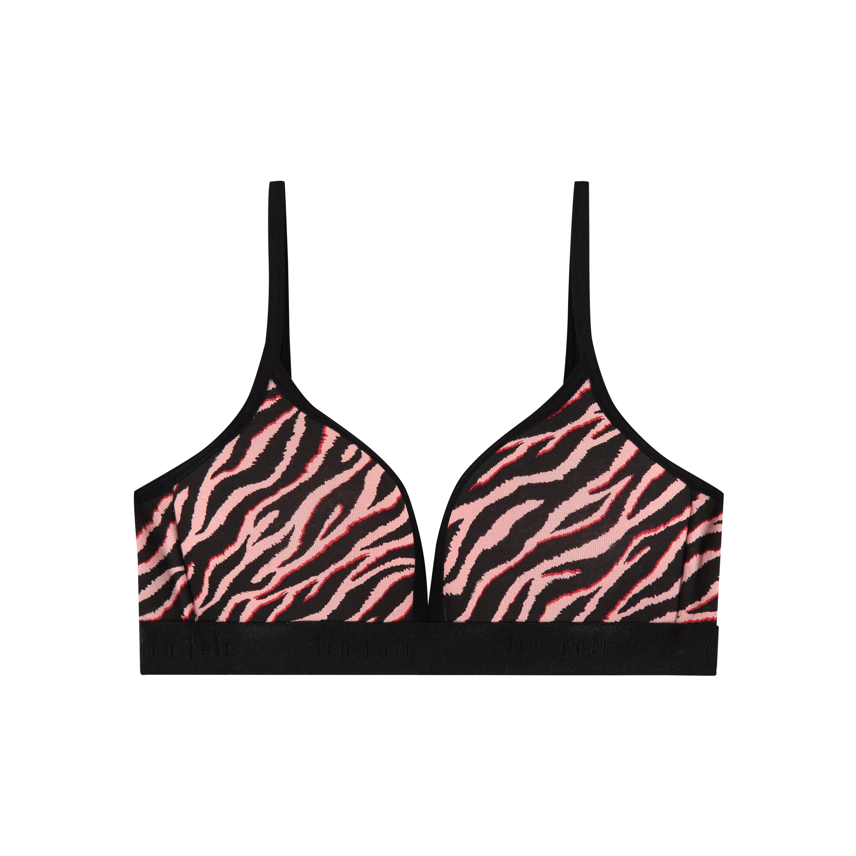 voorgevormde BH top zebra
