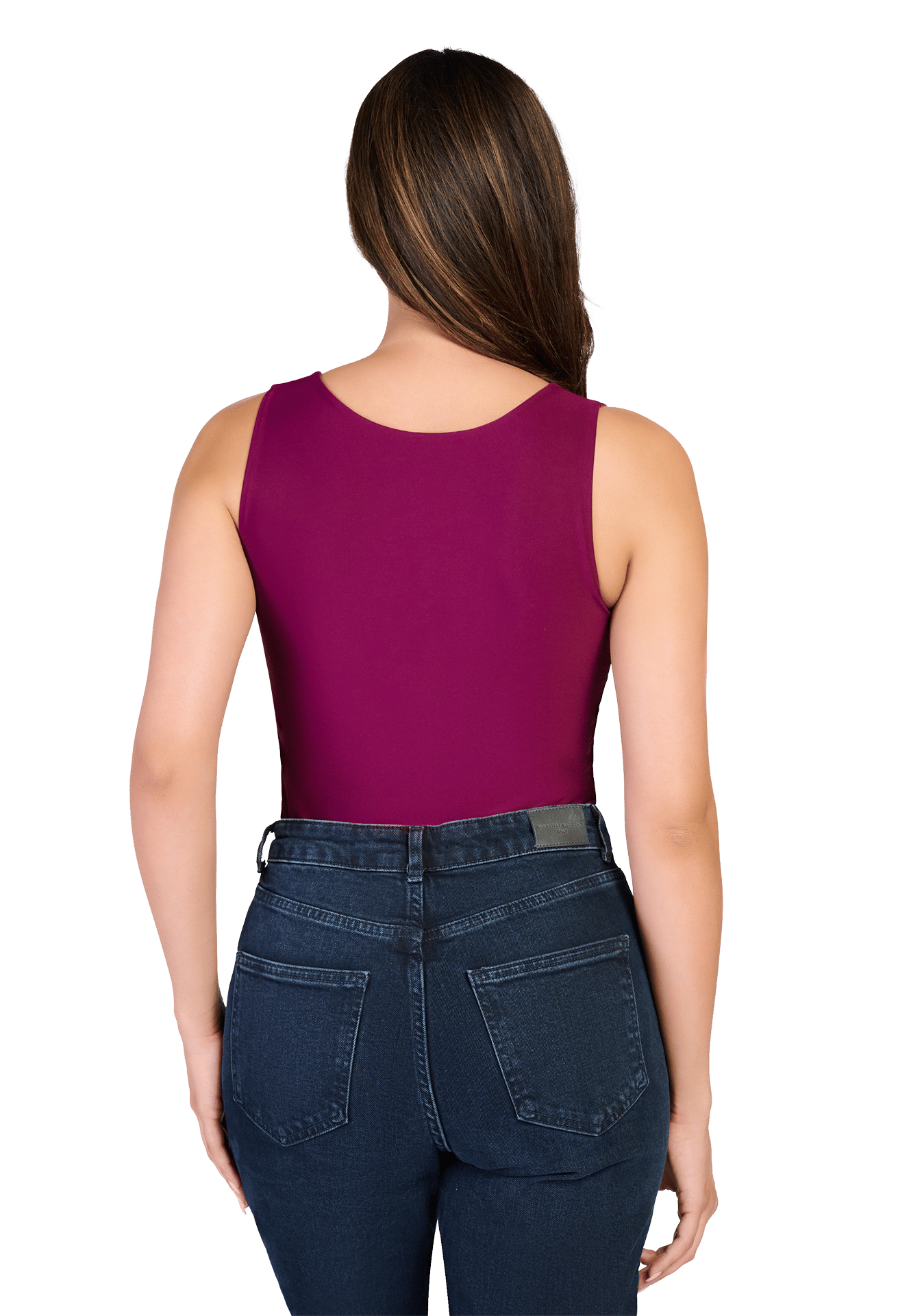 Singlet double layer cherry burgundy