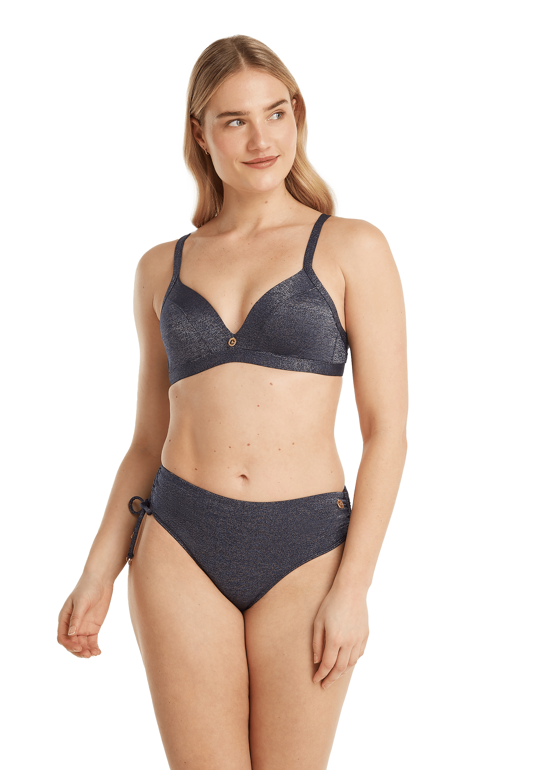 Triangle bikini top royal blue 