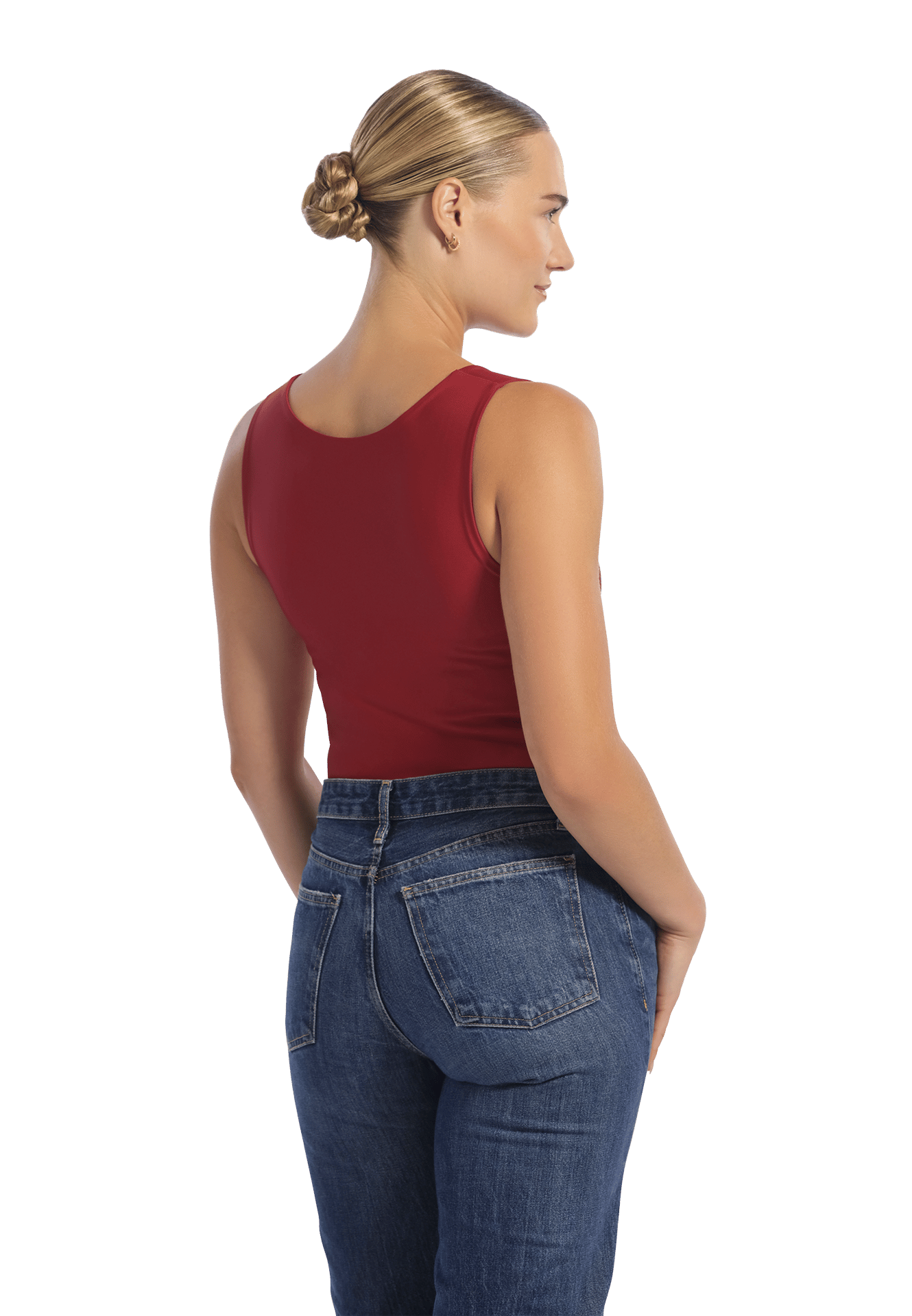 Singlet double layer velvet red