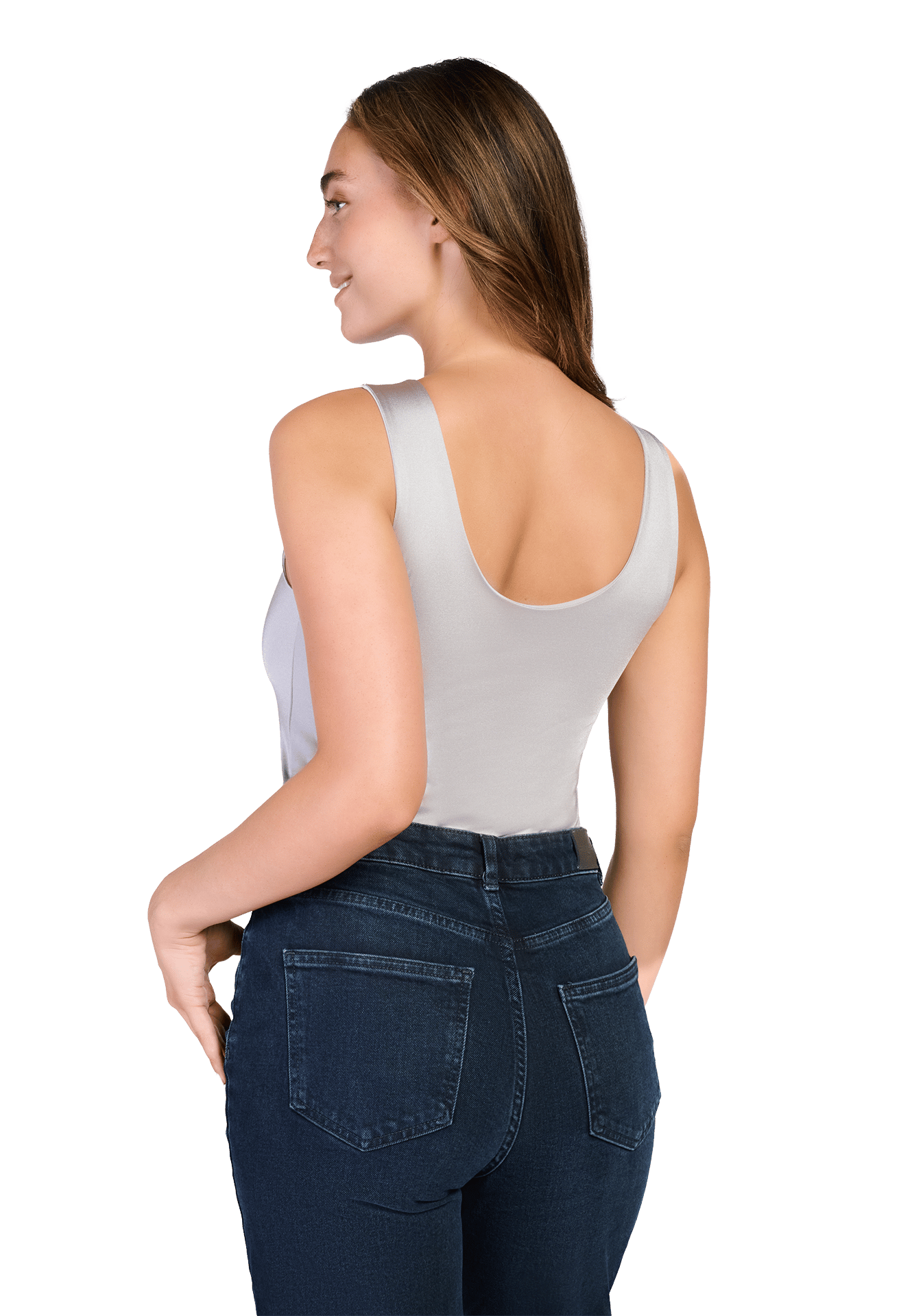 Singlet double layer silver shimmer