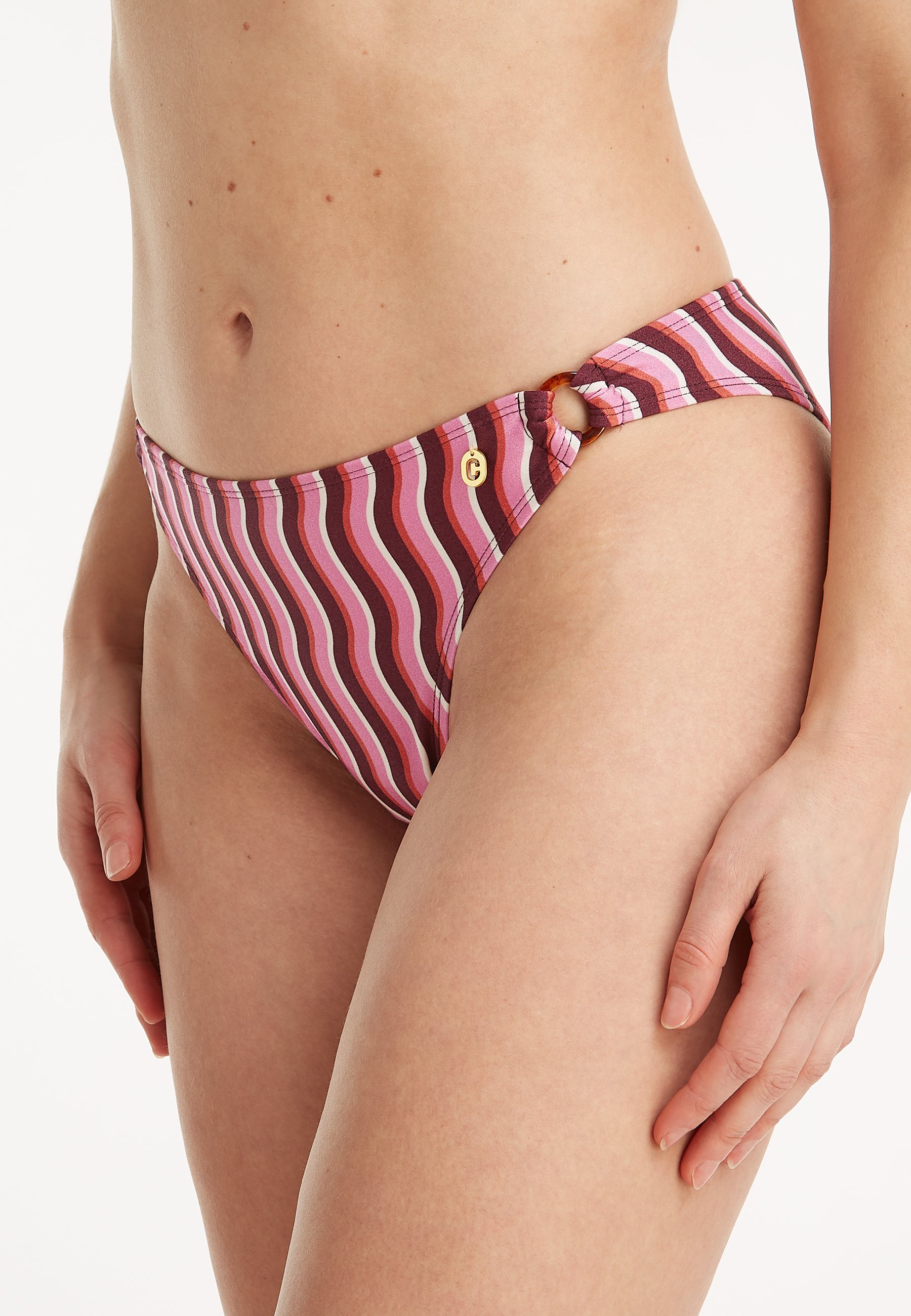 Ring bikini bottom groovy wave 