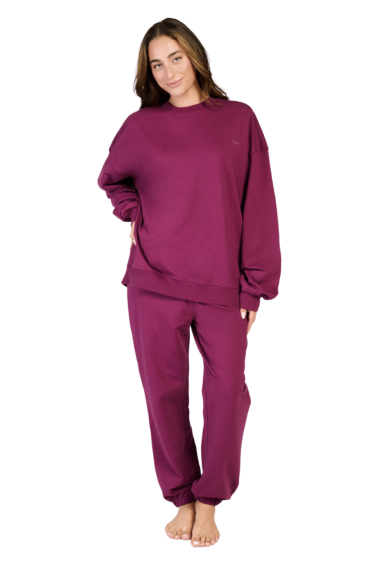 Long sleeve cherry burgundy