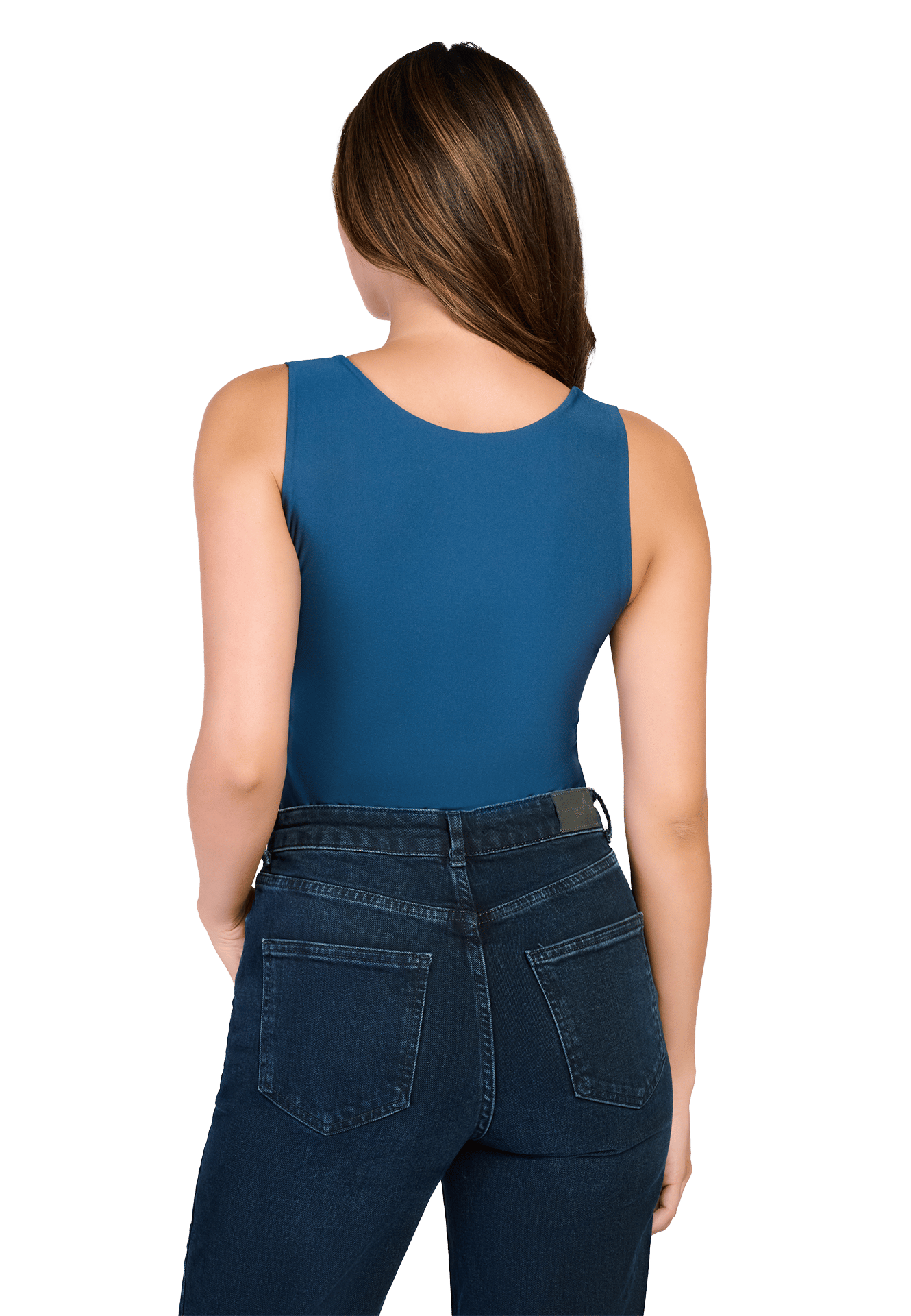 Singlet double layer smokey teal