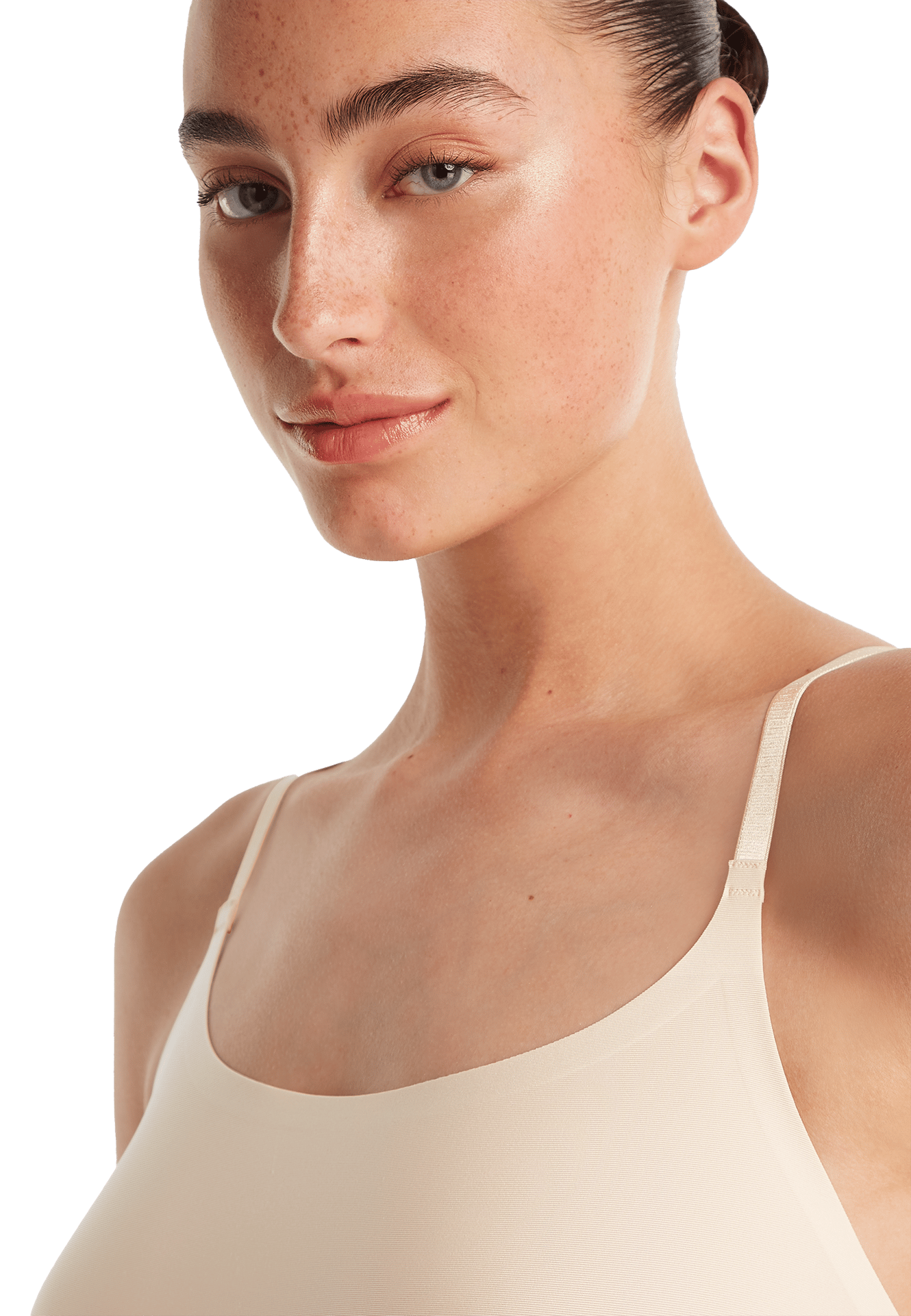 spaghetti top almond