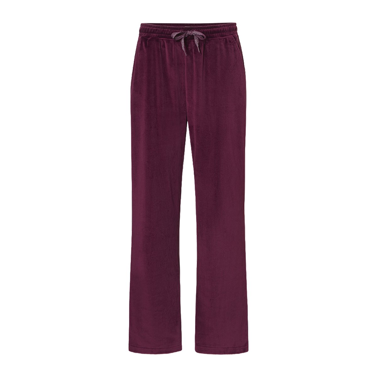 Broek cherry burgundy
