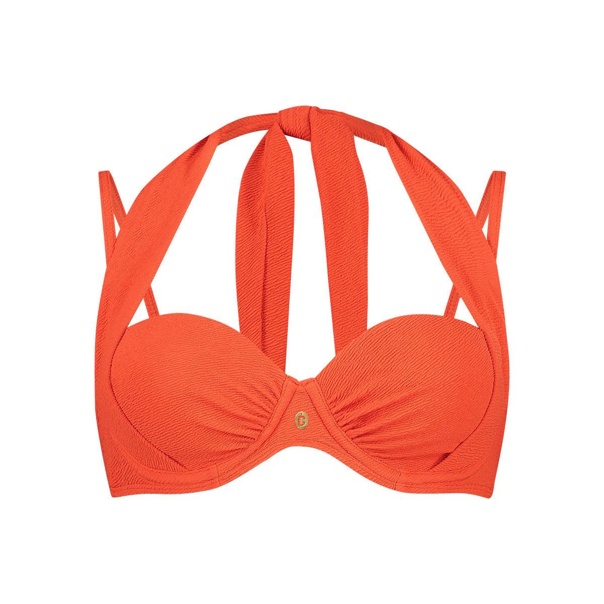 multiway bikini top summer red relief maat 38C (75C)