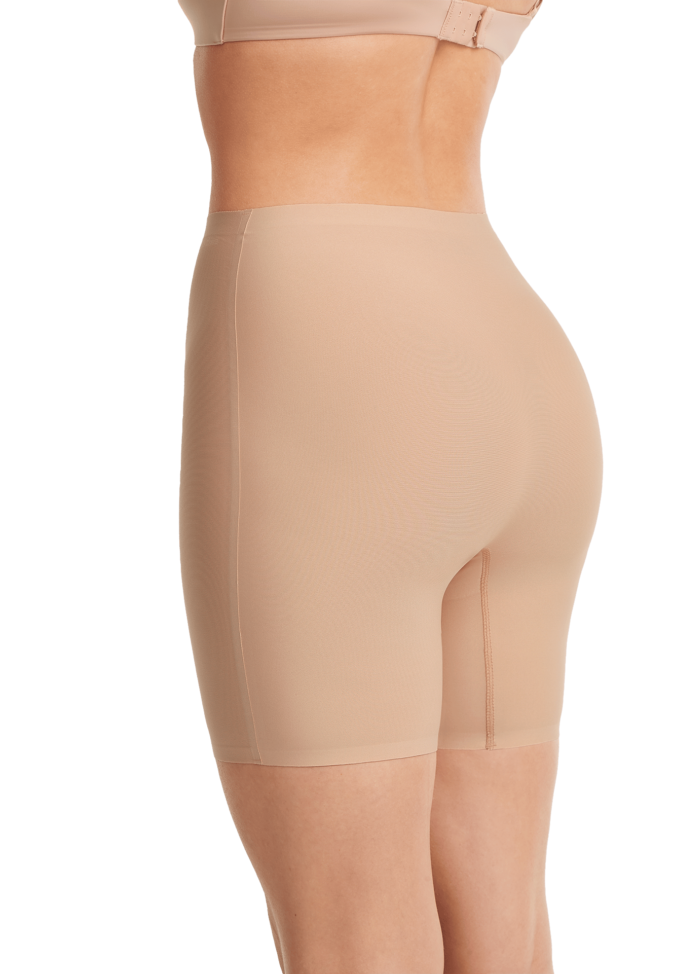 high waist long shorts walnut maat M