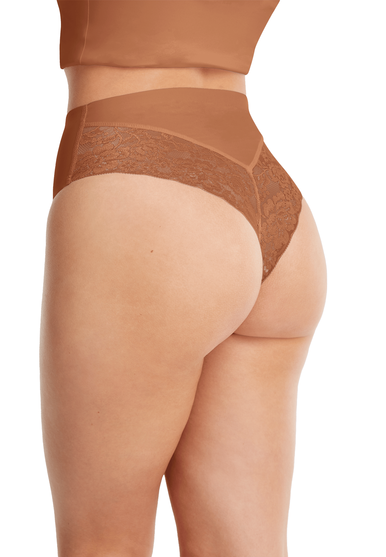 Secrets Brazilian High Waist 31821 Colours Hoge kanten taille slip Onderbroek Naadloos