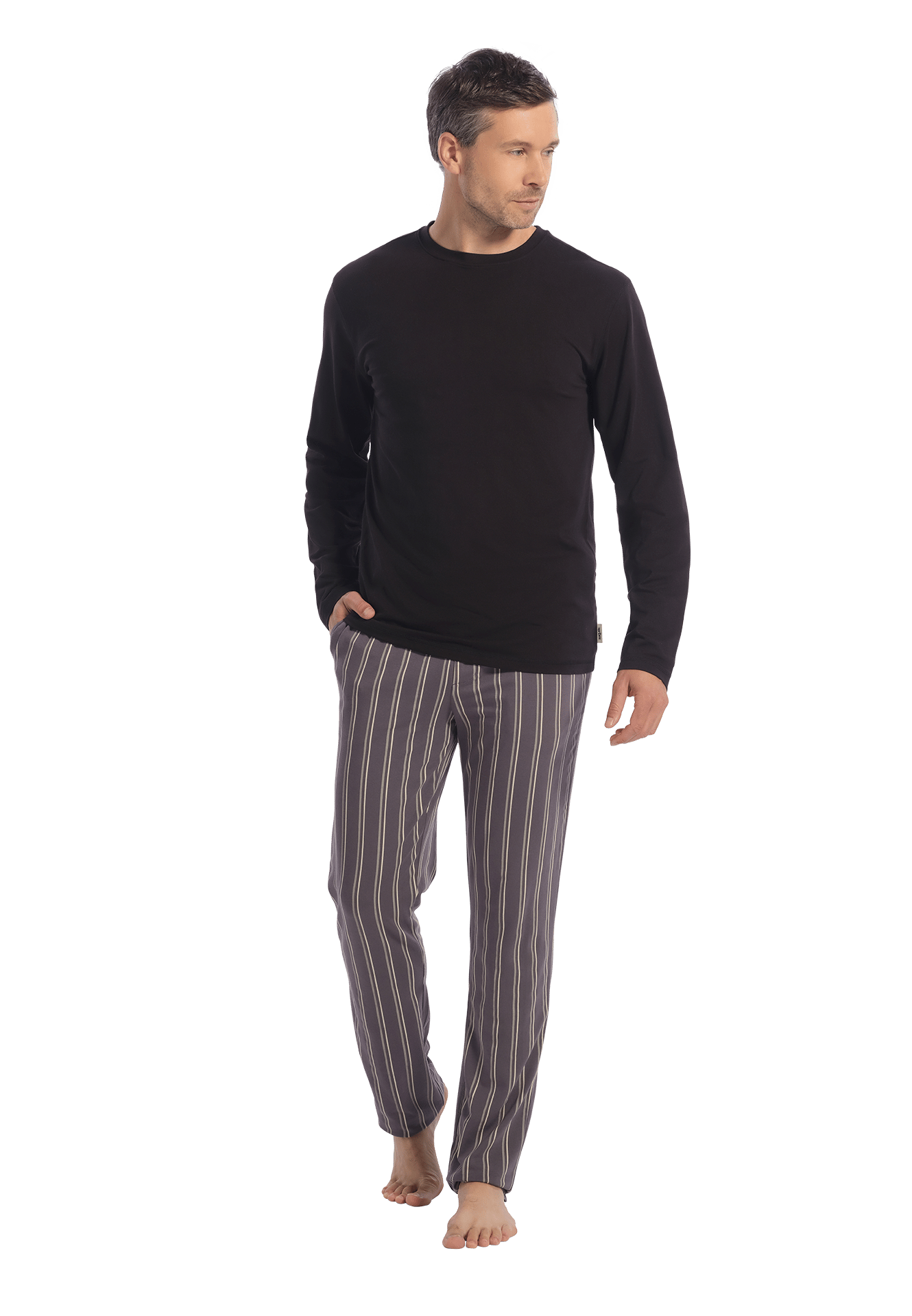Pyjama set antra stripe maat 2XL