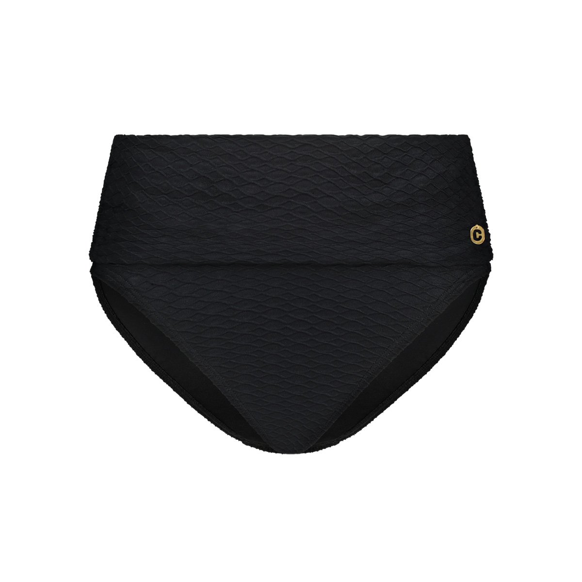 Flipover bikini bottom black snake maat 36