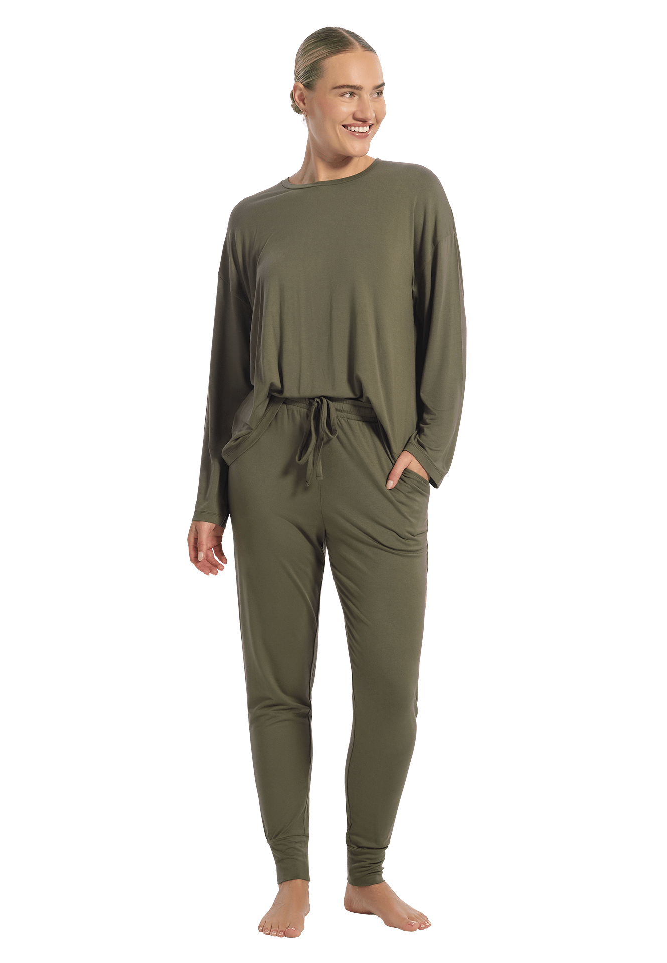 Pyjama set forest mist maat L