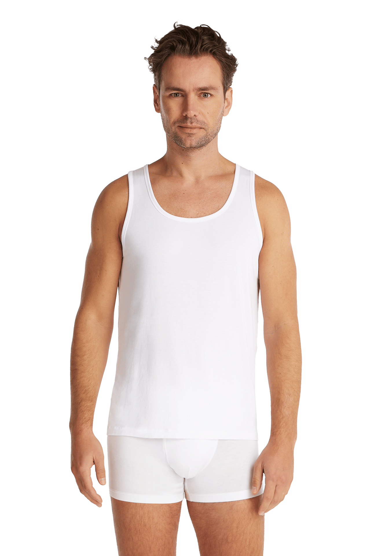 singlet wit maat 2XL