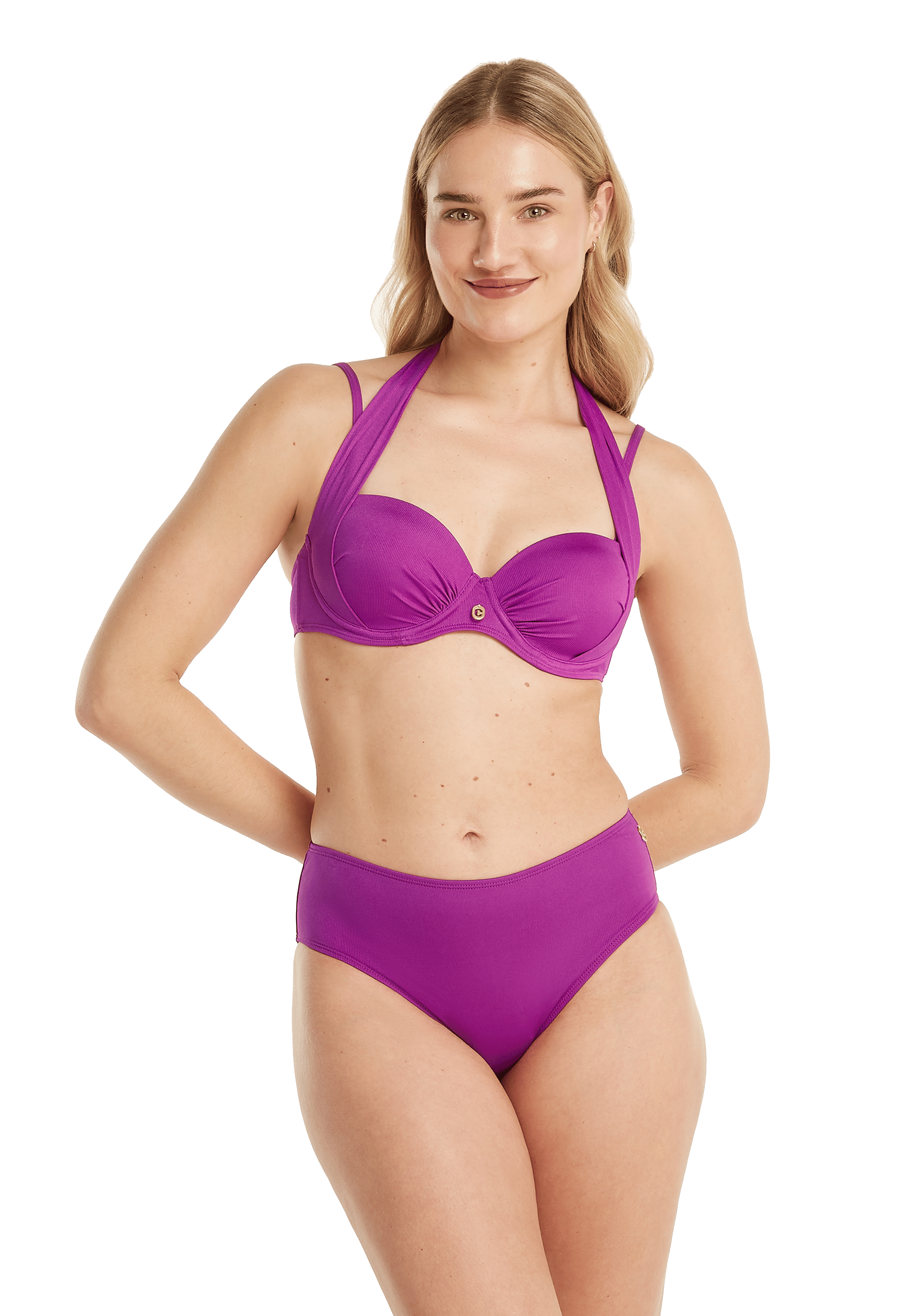 Midi bikini bottom wildberry maat 36