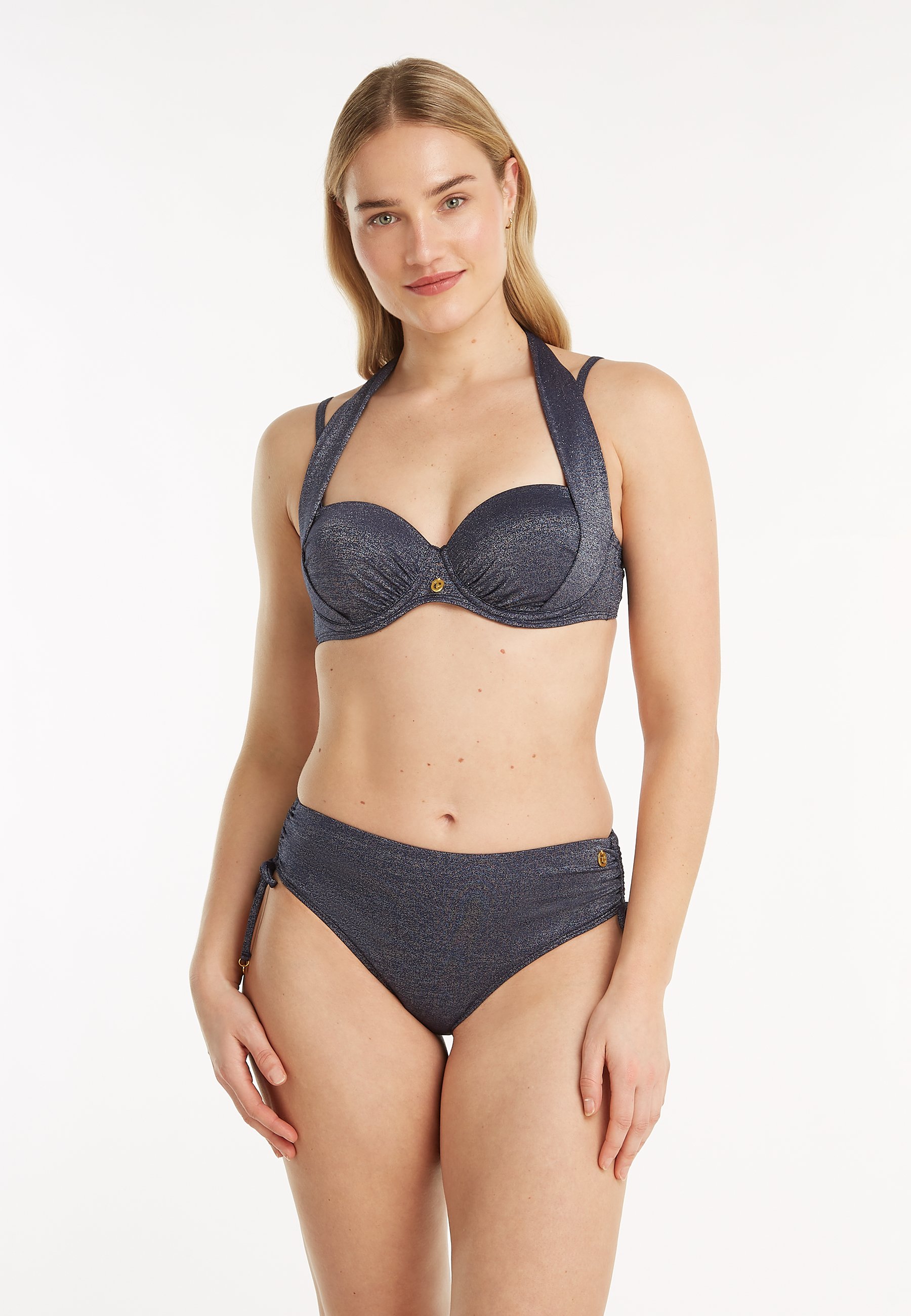 Multiway bikini top royal blue maat 38B (75B)
