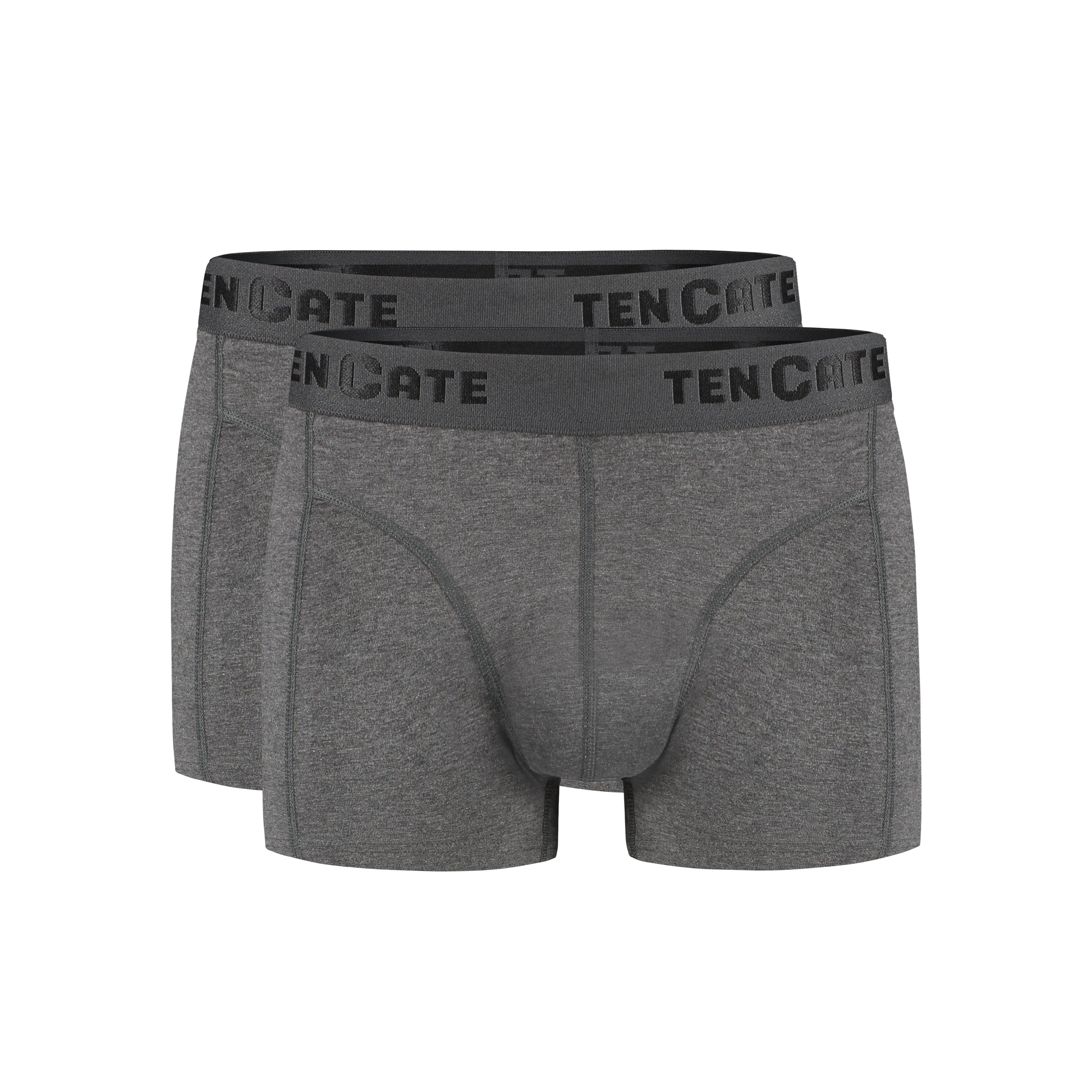 2 Pack Basics Heren Shorty 32321 Comfortabele Heren boxershorts Heren onderbroeken Zwart, donkerblauw, grijs